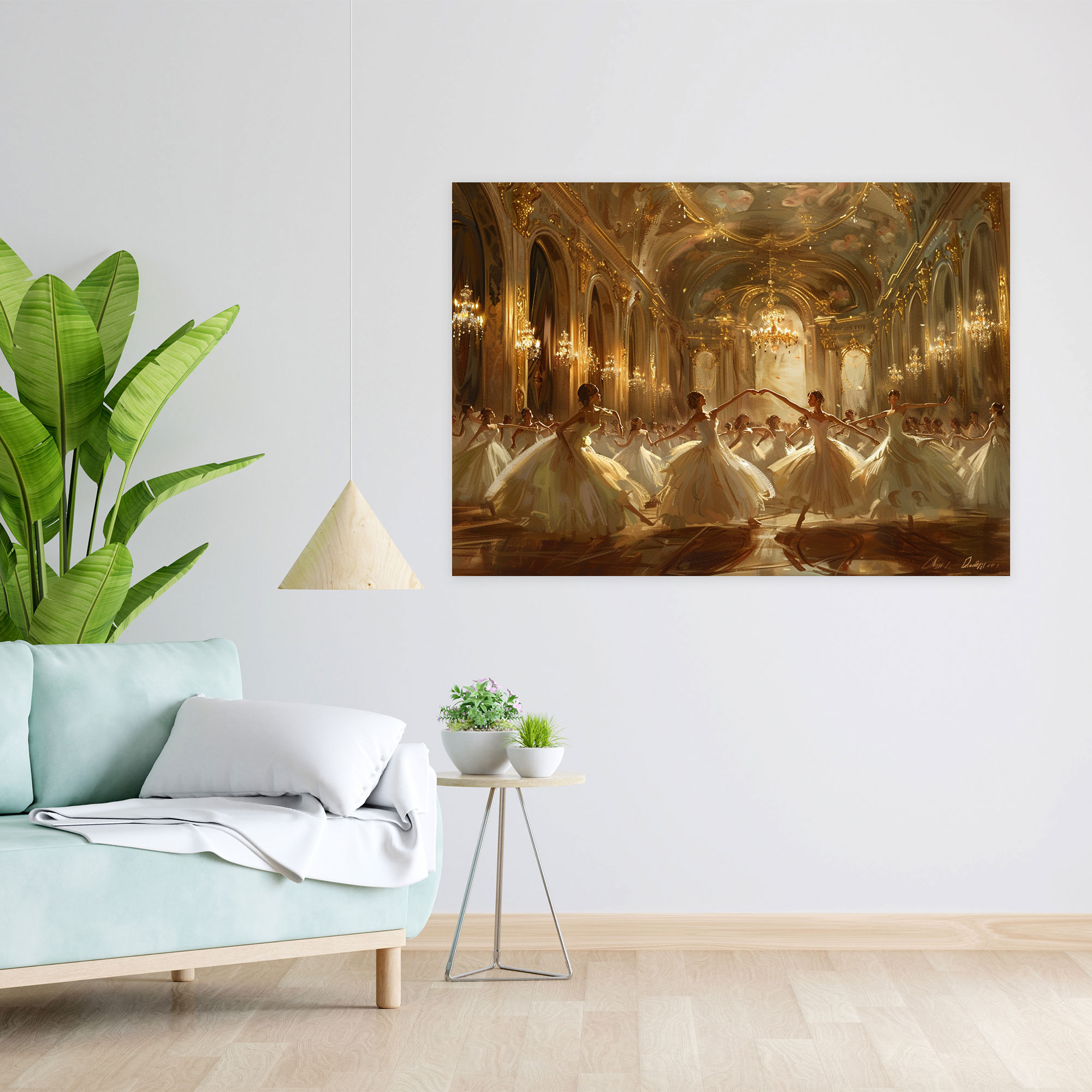 Rococo Style Painting Canvas Wall Art - Rococo, Canvas, Canvas Wall Art, Home Decoration