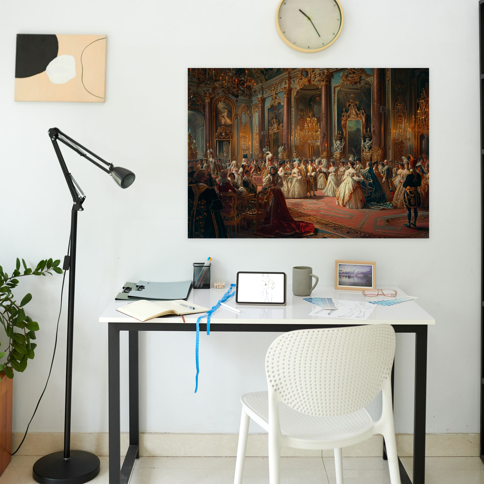 Rococo Style Painting Canvas Print - Rococo, Canvas Print, Canvas Wall Art, Rococo Style Painting