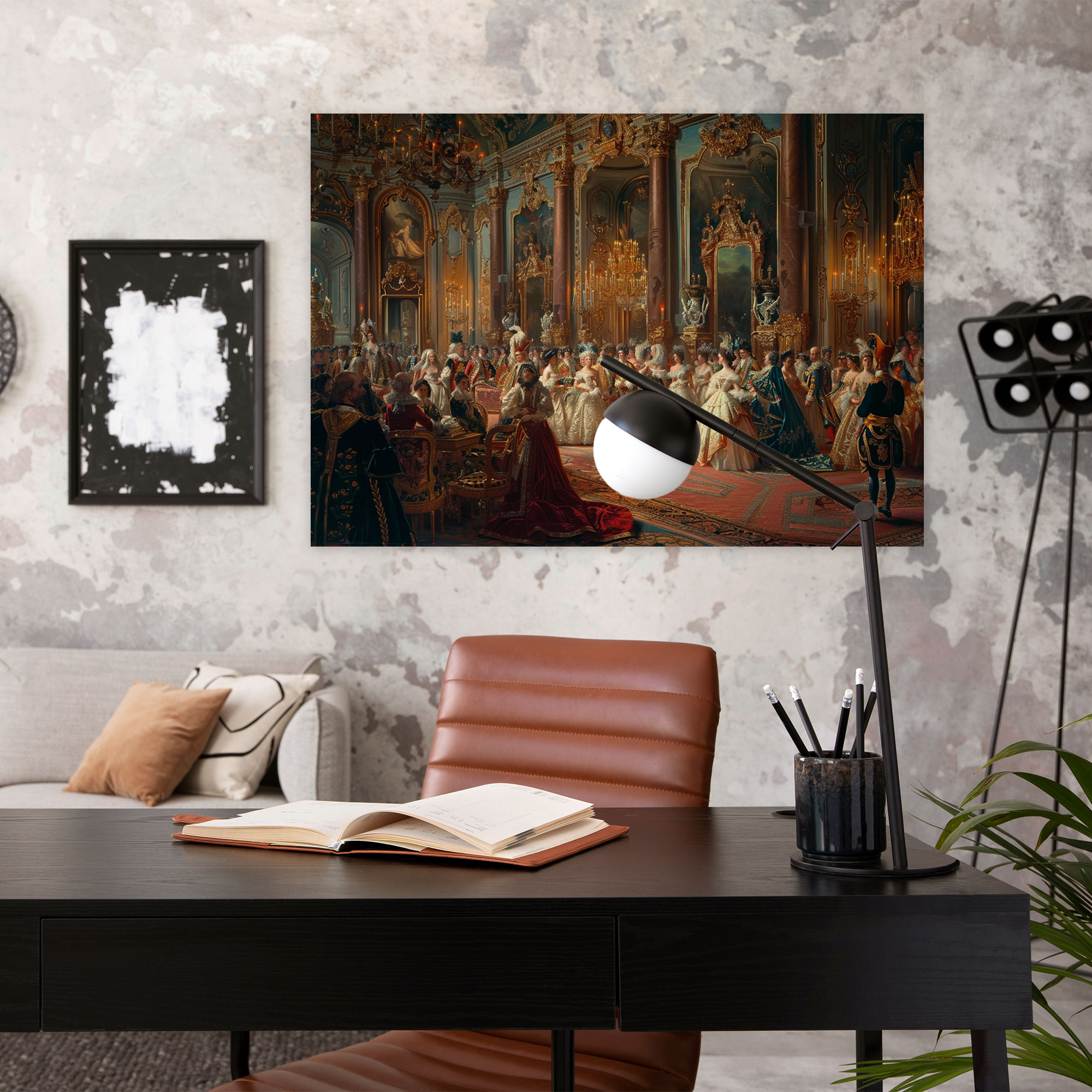 Rococo Style Painting Canvas Print - Rococo, Canvas Print, Canvas Wall Art, Rococo Style Painting