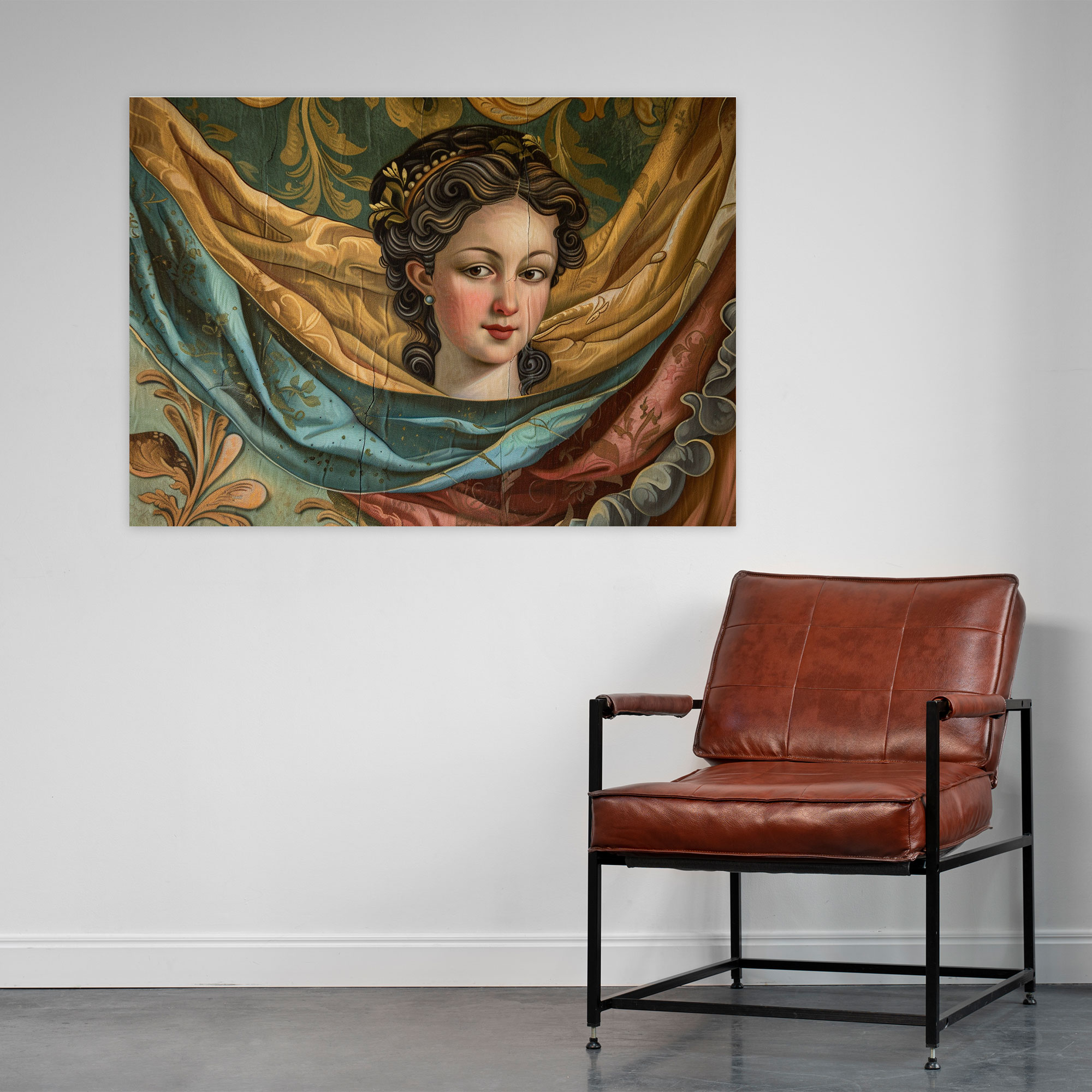 Rococo Style Painting Canvas Wall Art - Rococo, Wall Decoration, Rococo Style Painting, Canvas