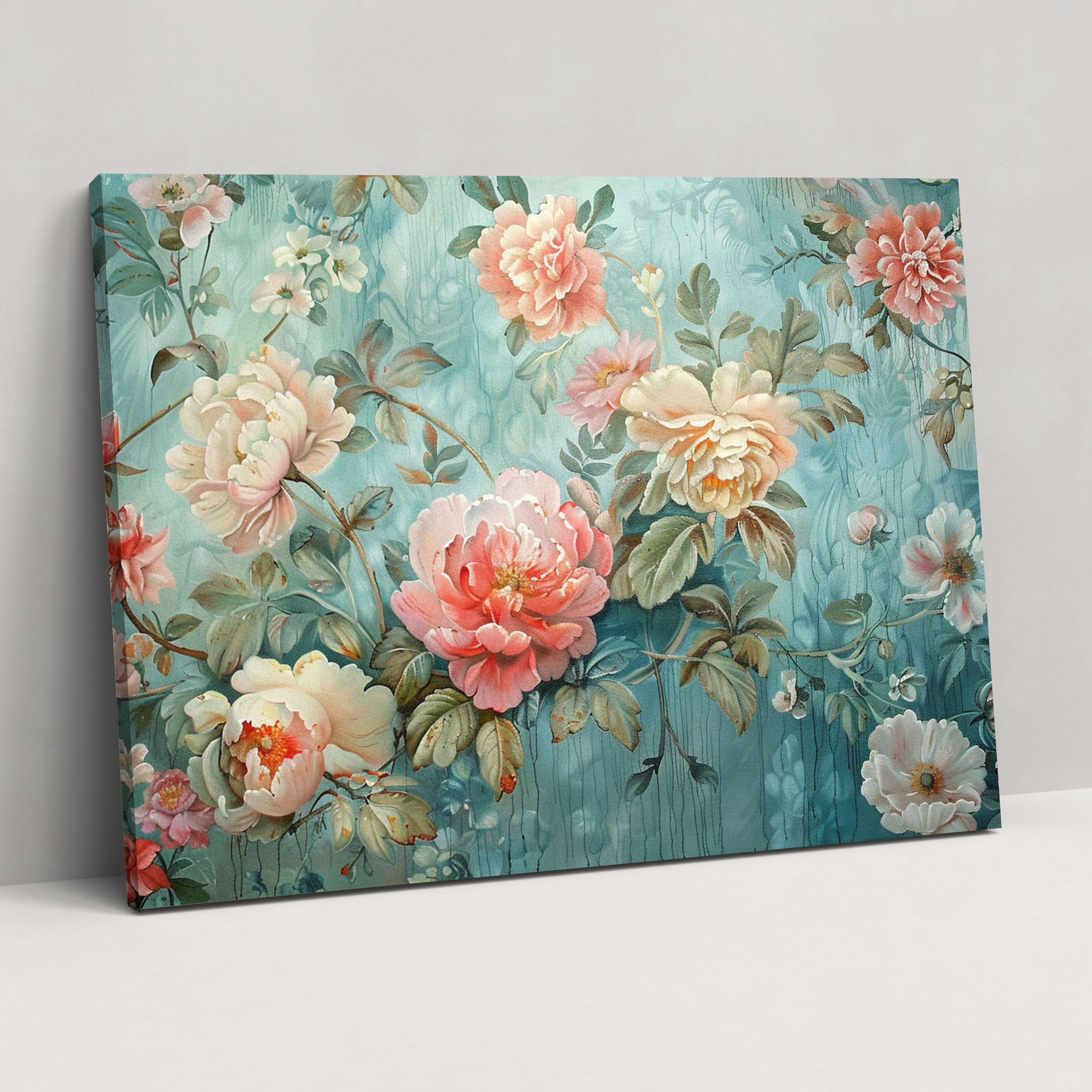Rococo Style Painting Wall Decoration - Rococo, Rococo Style Painting, Canvas Print, Home Decoration