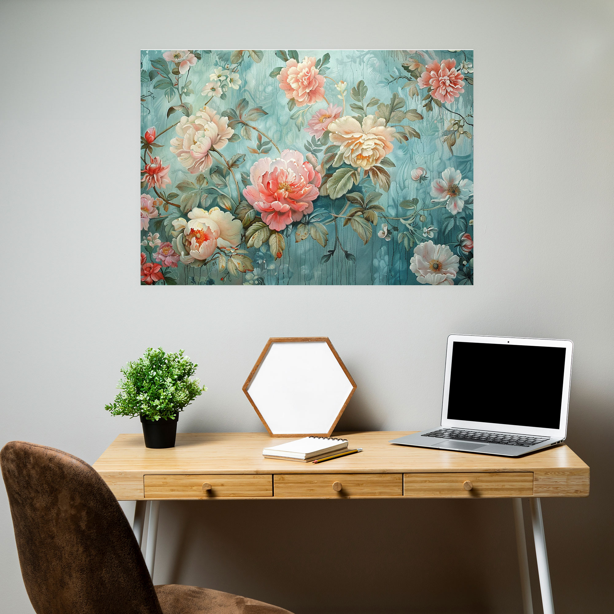 Rococo Style Painting Wall Decoration - Rococo, Rococo Style Painting, Canvas Print, Home Decoration