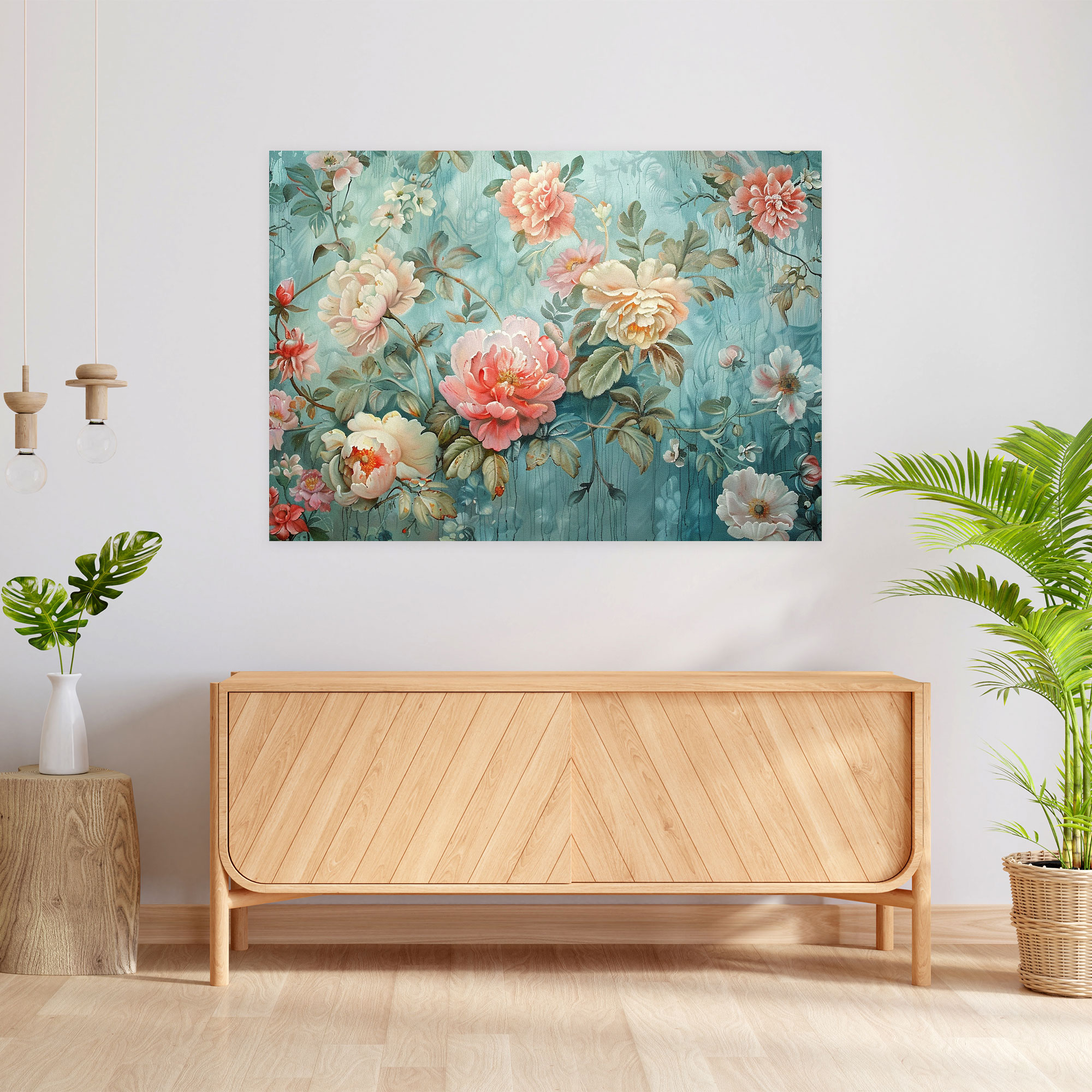 Rococo Style Painting Wall Decoration - Rococo, Rococo Style Painting, Canvas Print, Home Decoration