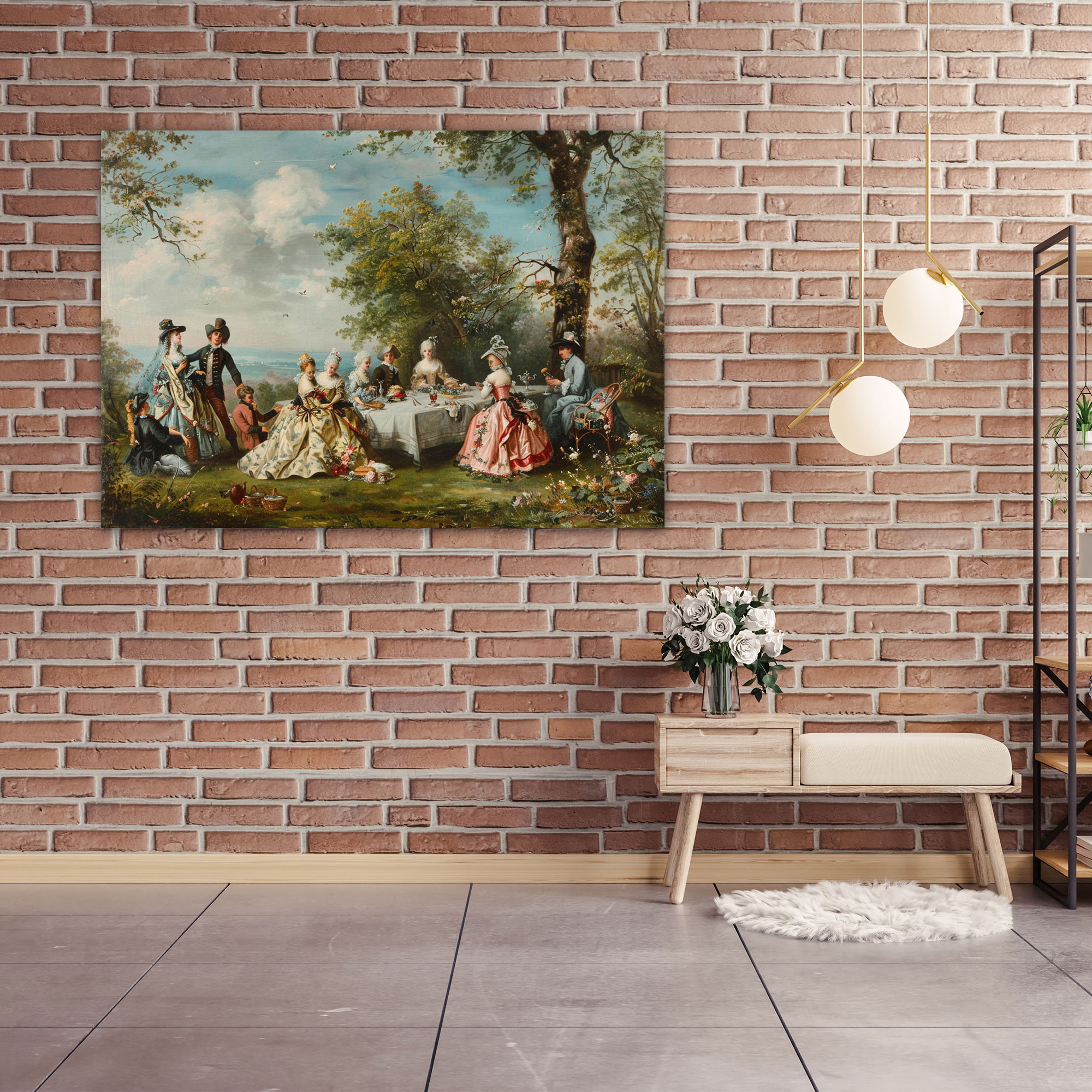Rococo Style Painting Wall Art - Rococo, Home Decoration, Rococo Style Painting, Wall Art