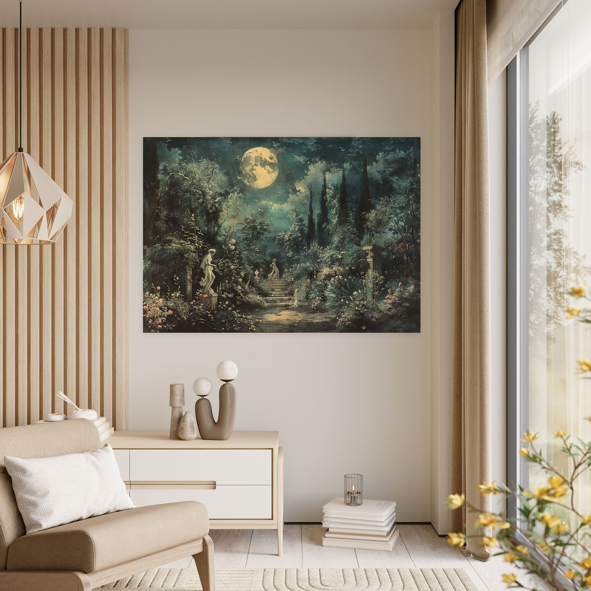 Rococo Style Painting Wall Decoration - Rococo, Wall Decoration, Wall Art, Rococo Style Painting