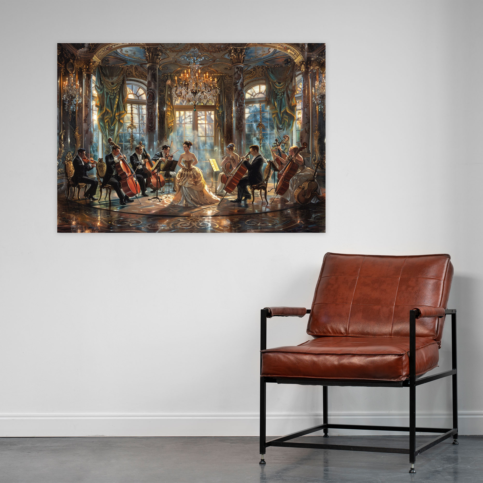 Rococo Style Painting Wall Art - Rococo, Home Decoration, Canvas, Wall Art