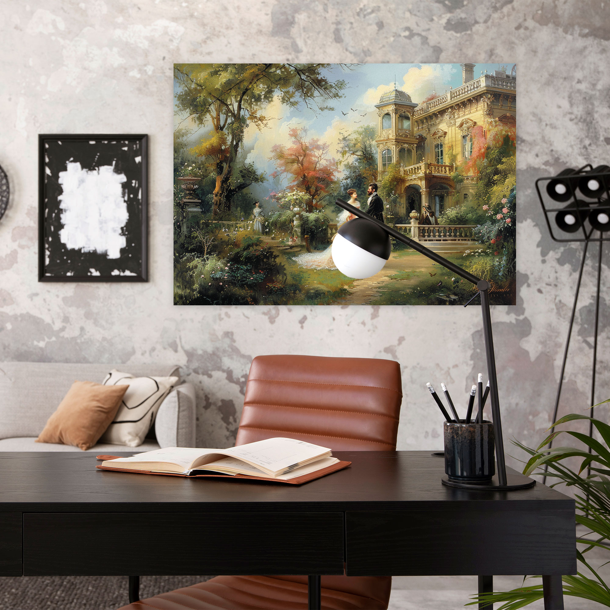 Rococo Style Painting Canvas Wall Art - Rococo, Wall Art, Wall Decoration, Rococo Style Painting