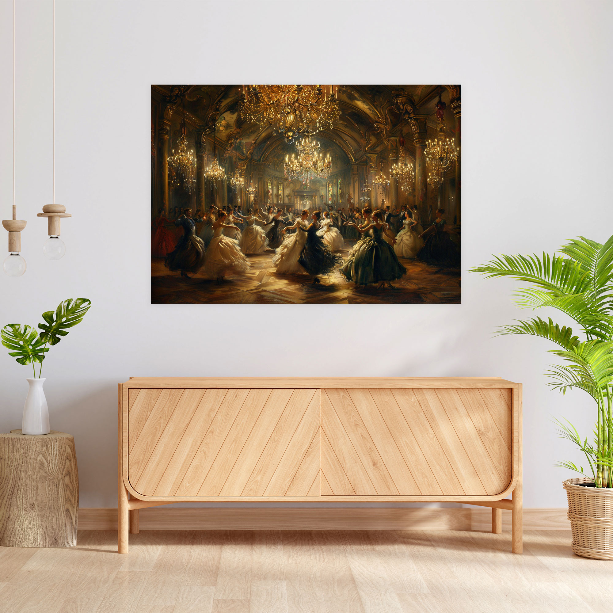 Rococo Ballroom Wall Art - Rococo, Canvas Print, Canvas, Rococo Style Painting