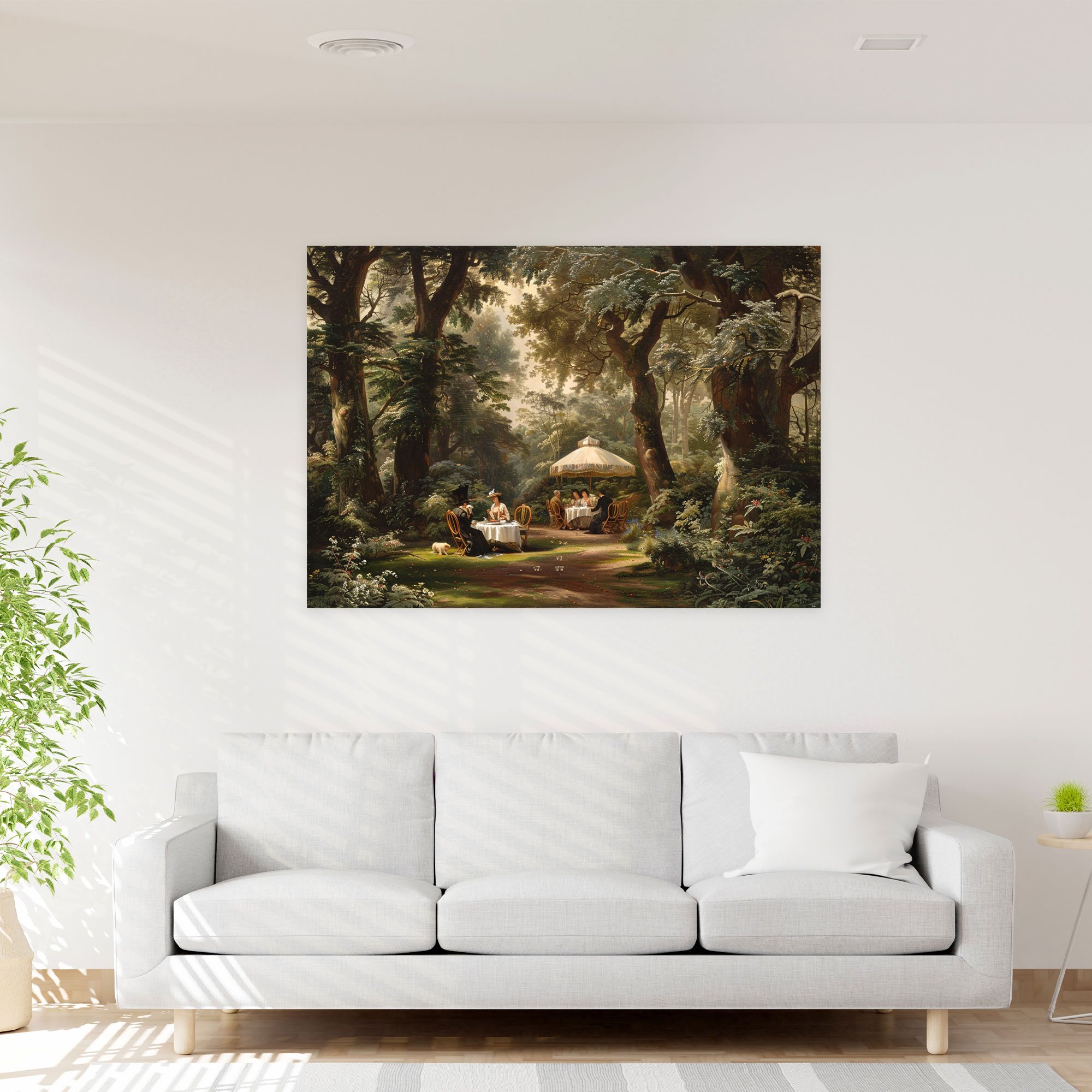 Rococo Picnic Canvas Print - Rococo, Canvas, Canvas Wall Art, Wall Decoration