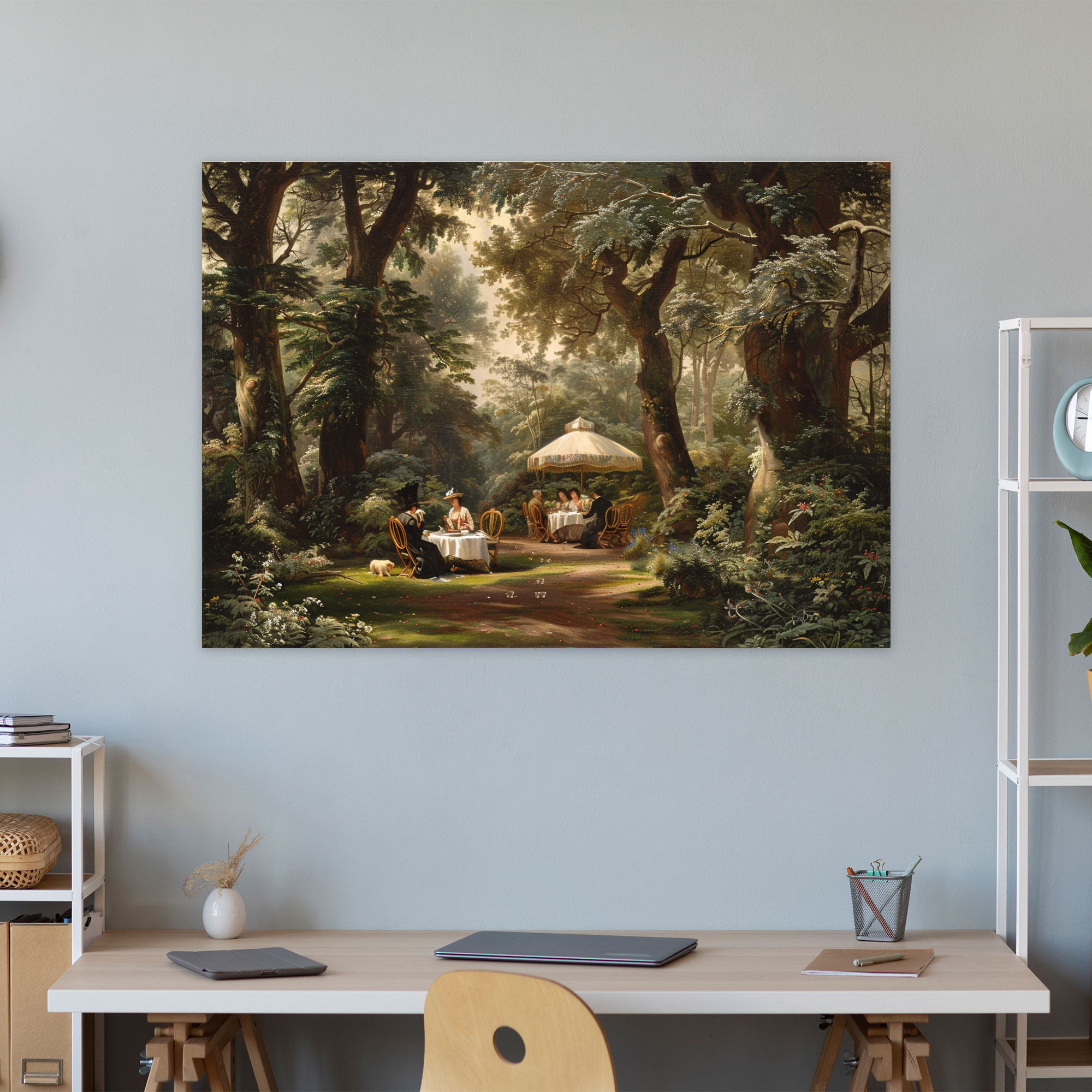Rococo Picnic Canvas Print - Rococo, Canvas, Canvas Wall Art, Wall Decoration