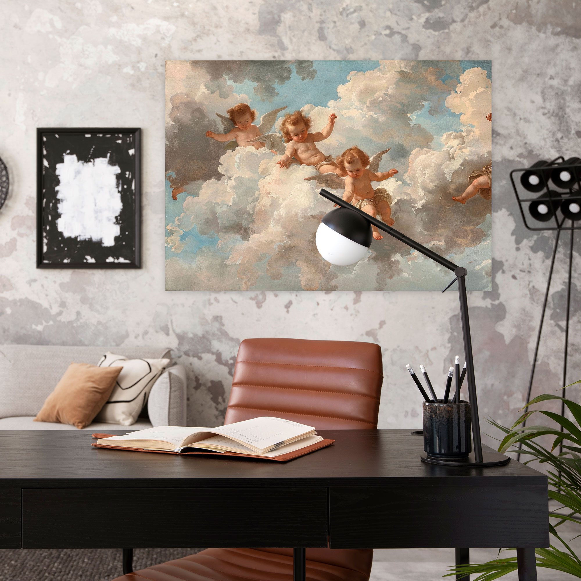Rococo Cherubs Canvas Print - Rococo, Wall Art, Home Decoration, Canvas Print