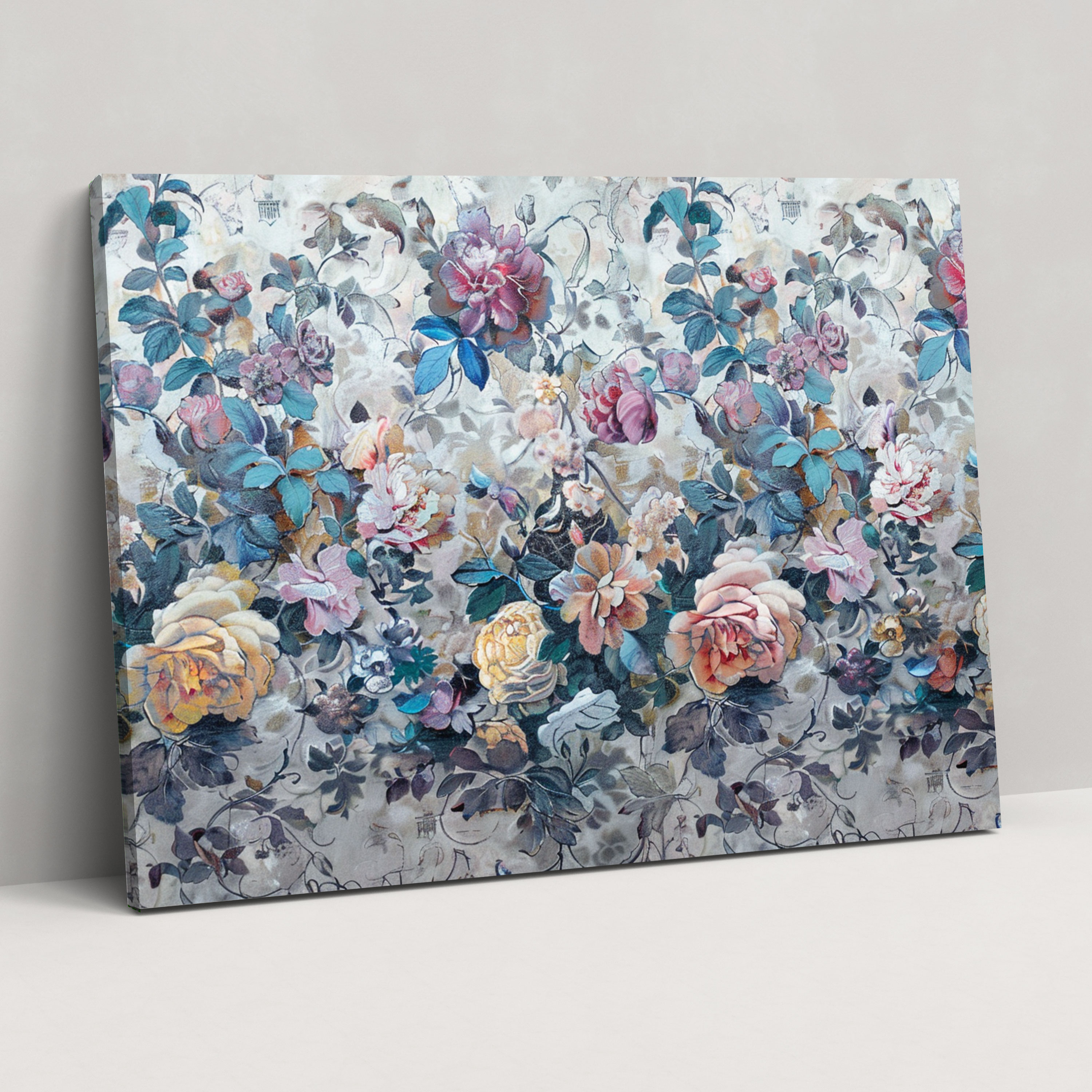 Rococo Style Painting Canvas Print - Rococo, Rococo Style Painting, Canvas Wall Art, Wall Art