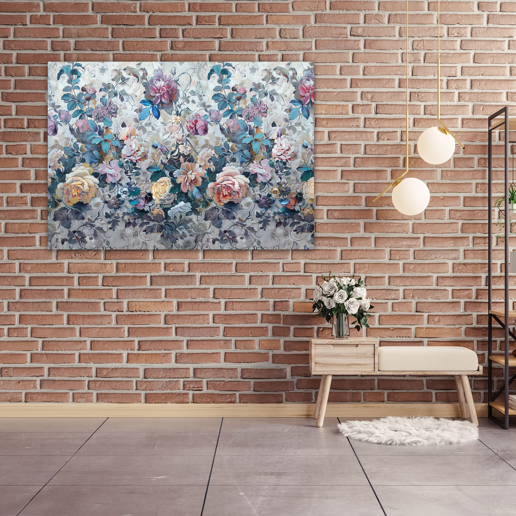 Rococo Style Painting Canvas Print - Rococo, Rococo Style Painting, Canvas Wall Art, Wall Art