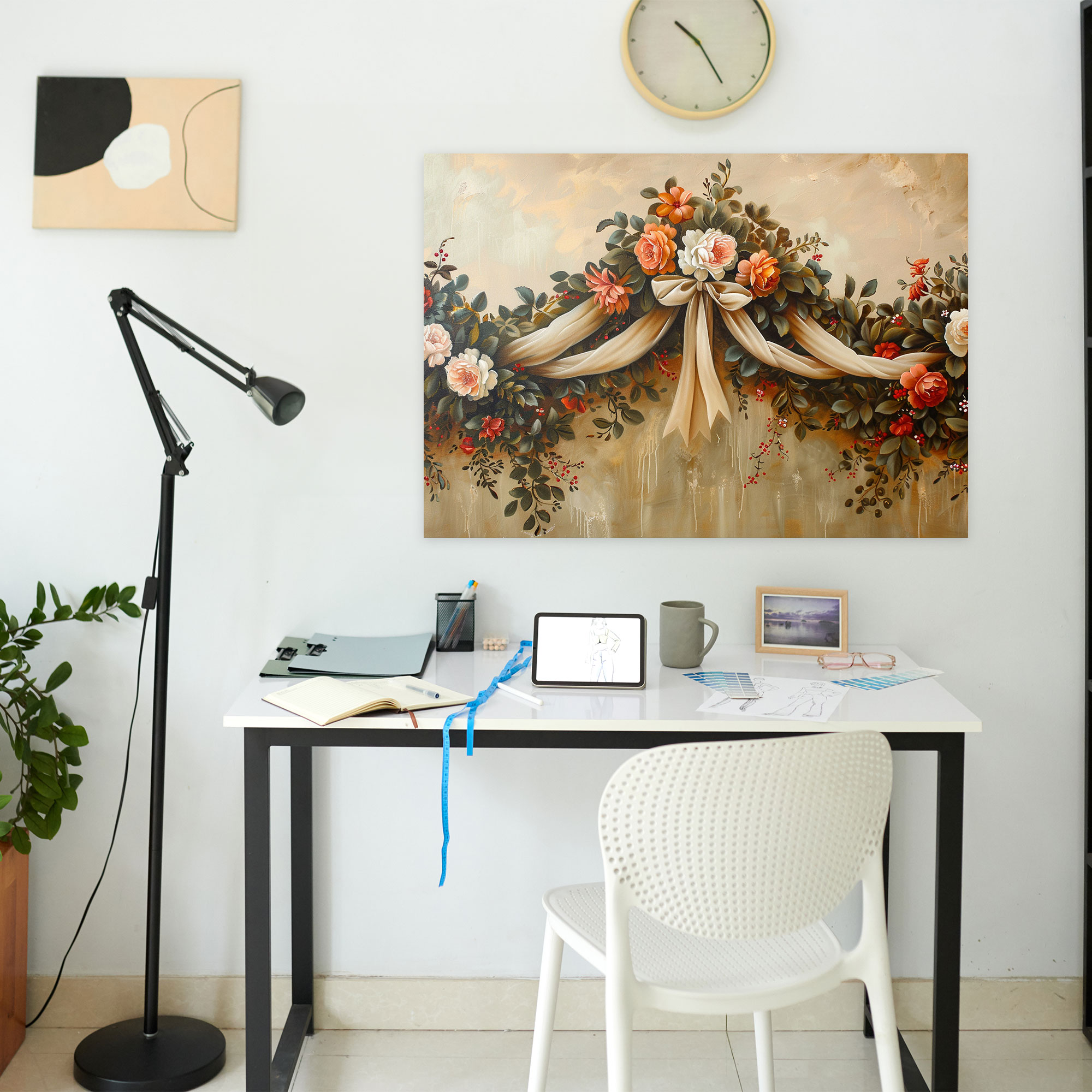 Rococo Style Painting Wall Decoration - Rococo, Canvas Wall Art, Home Decoration, Wall Decoration