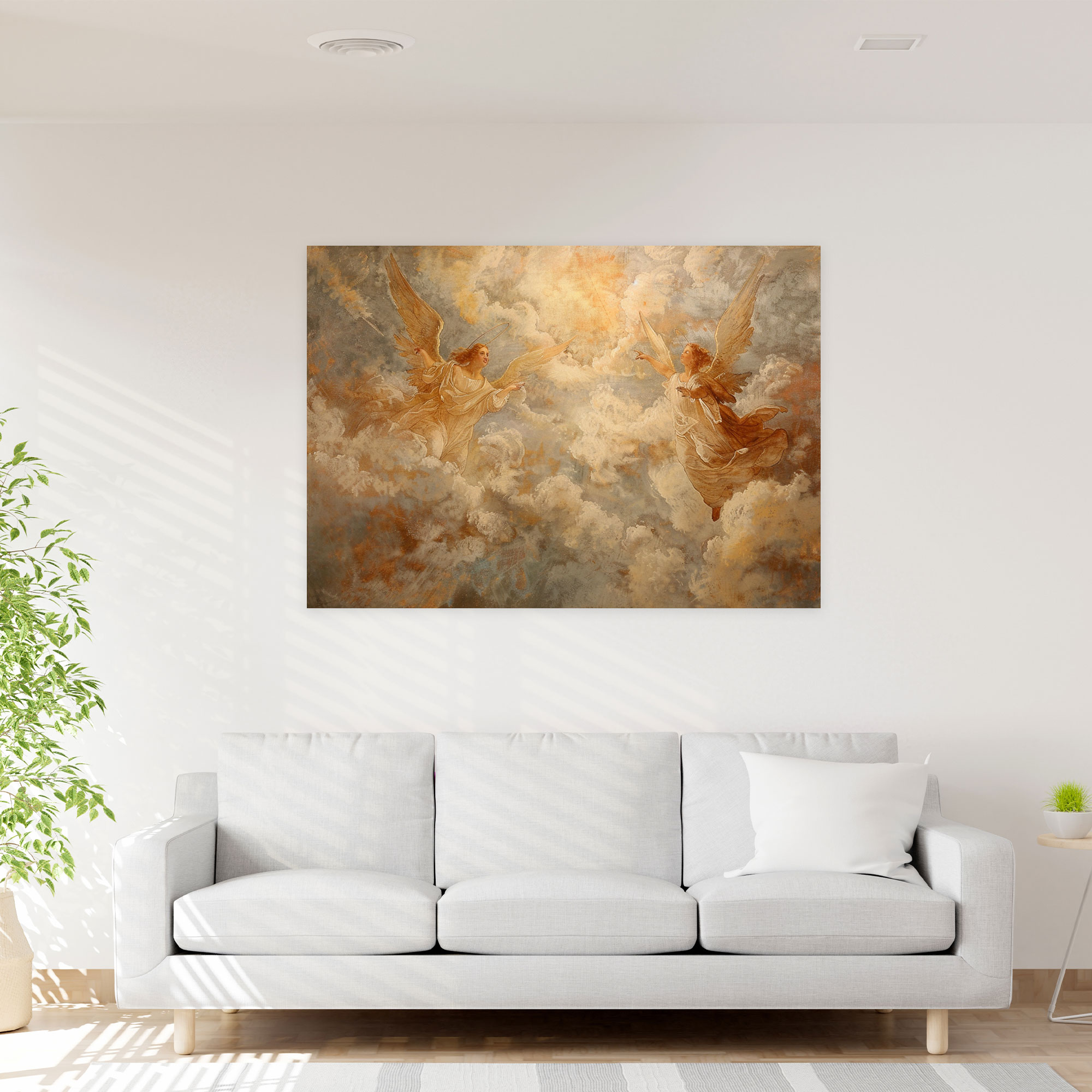 Rococo Style Painting Canvas Print - Rococo, Canvas, Rococo Style Painting, Canvas Print