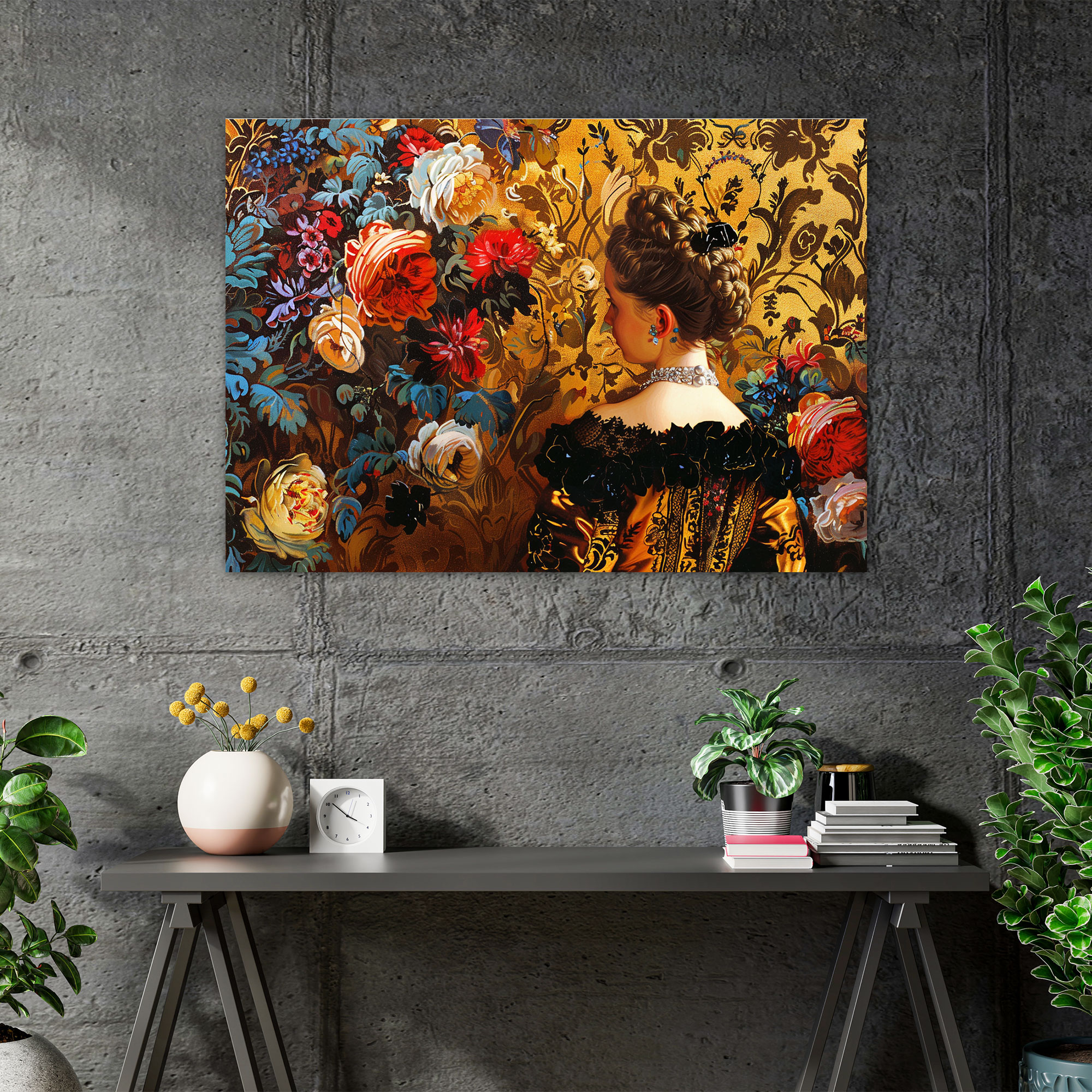 Rococo Style Painting Wall Art - Rococo, Rococo Style Painting, Home Decoration, Wall Decoration