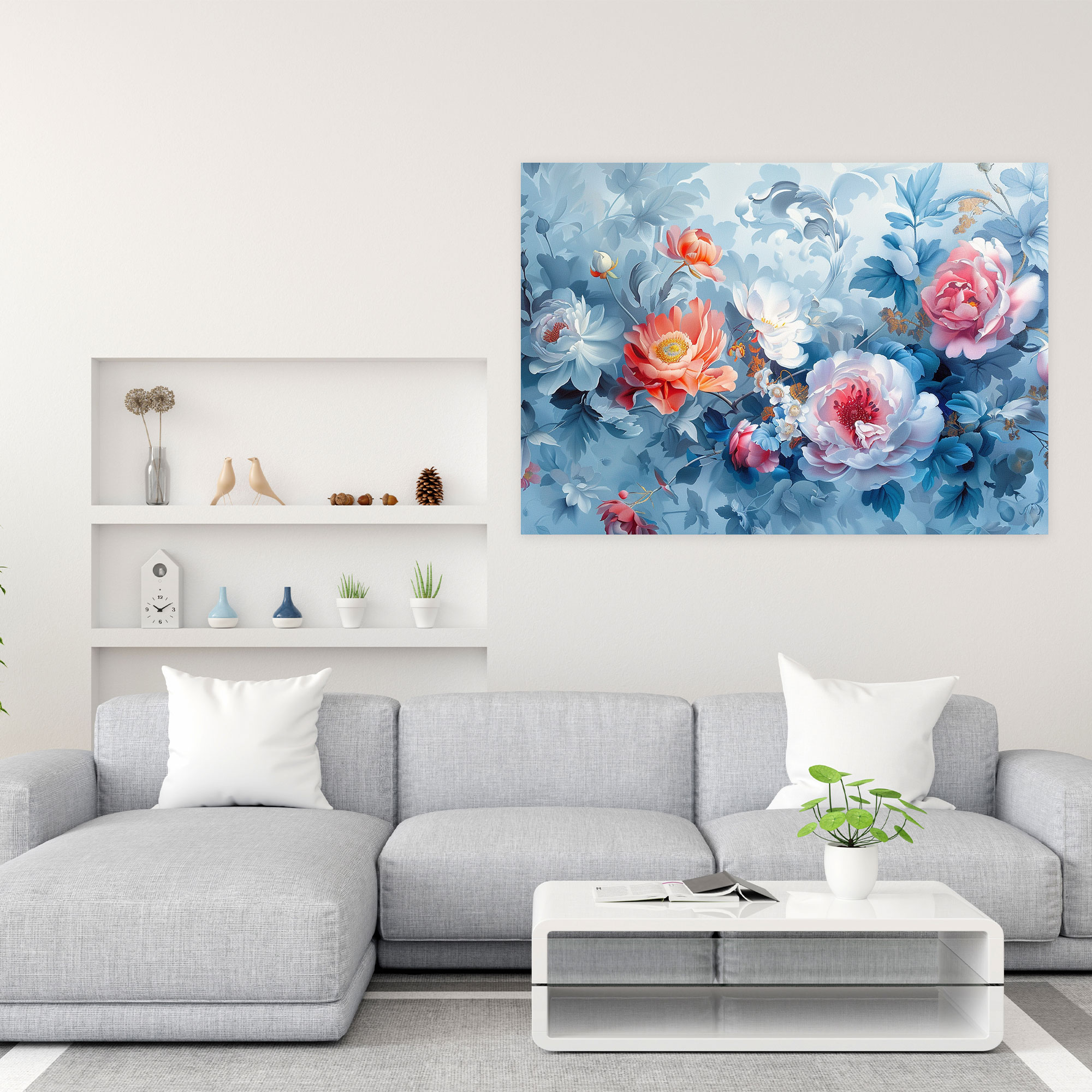 Rococo Style Painting Wall Art - Rococo, Rococo Style Painting, Canvas Wall Art, Wall Art