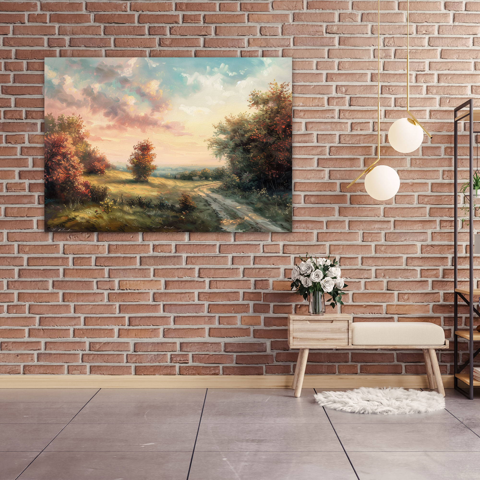 Dreamy Rococo Style Painting Wall Art - Rococo, Home Decoration, Wall Art, Wall Decoration