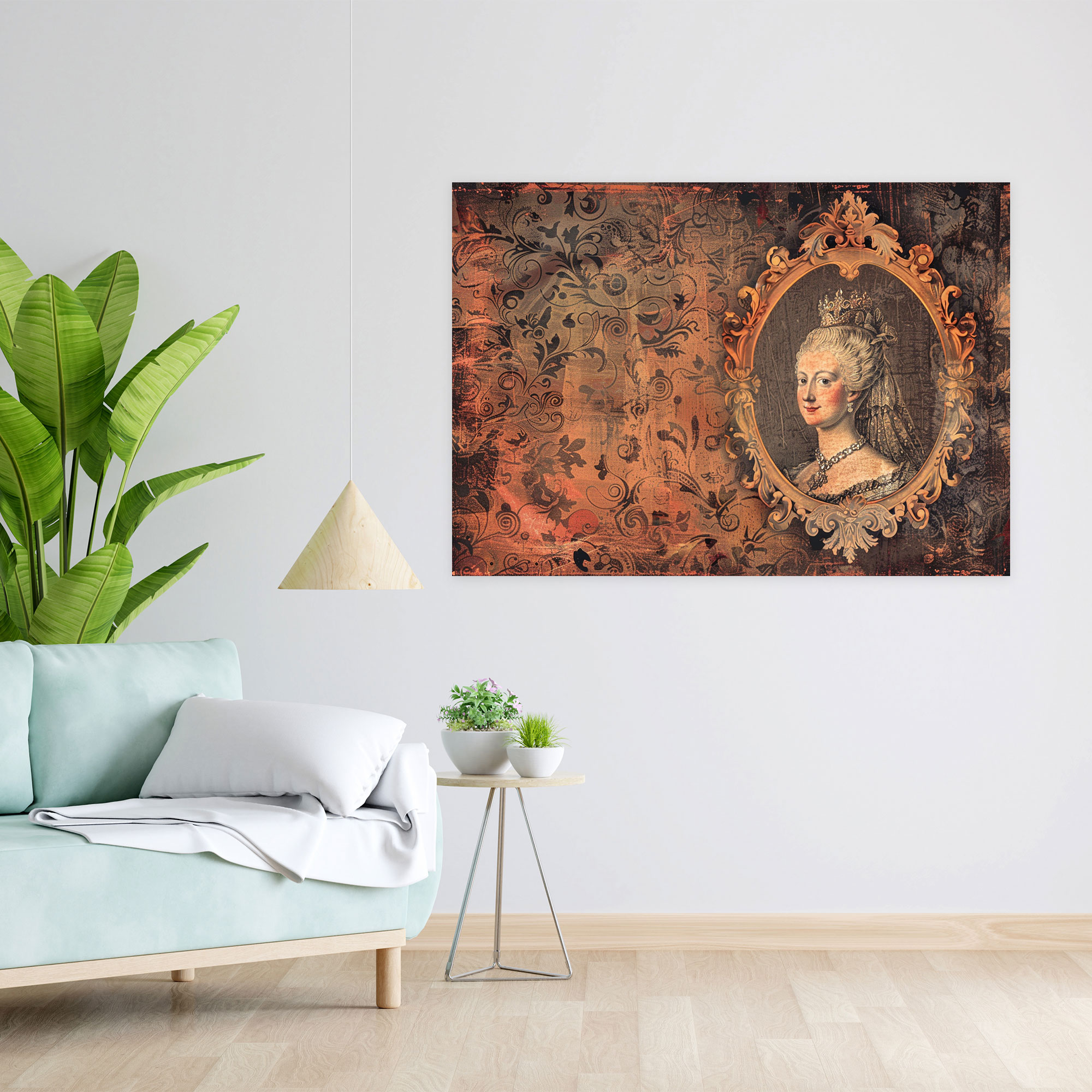 Rococo Style Painting Wall Decoration - Rococo, Canvas Print, Canvas, Canvas Wall Art