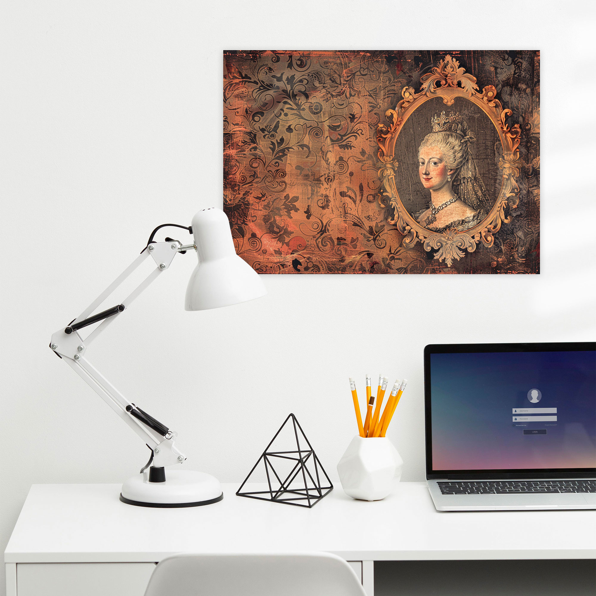 Rococo Style Painting Wall Decoration - Rococo, Canvas Print, Canvas, Canvas Wall Art