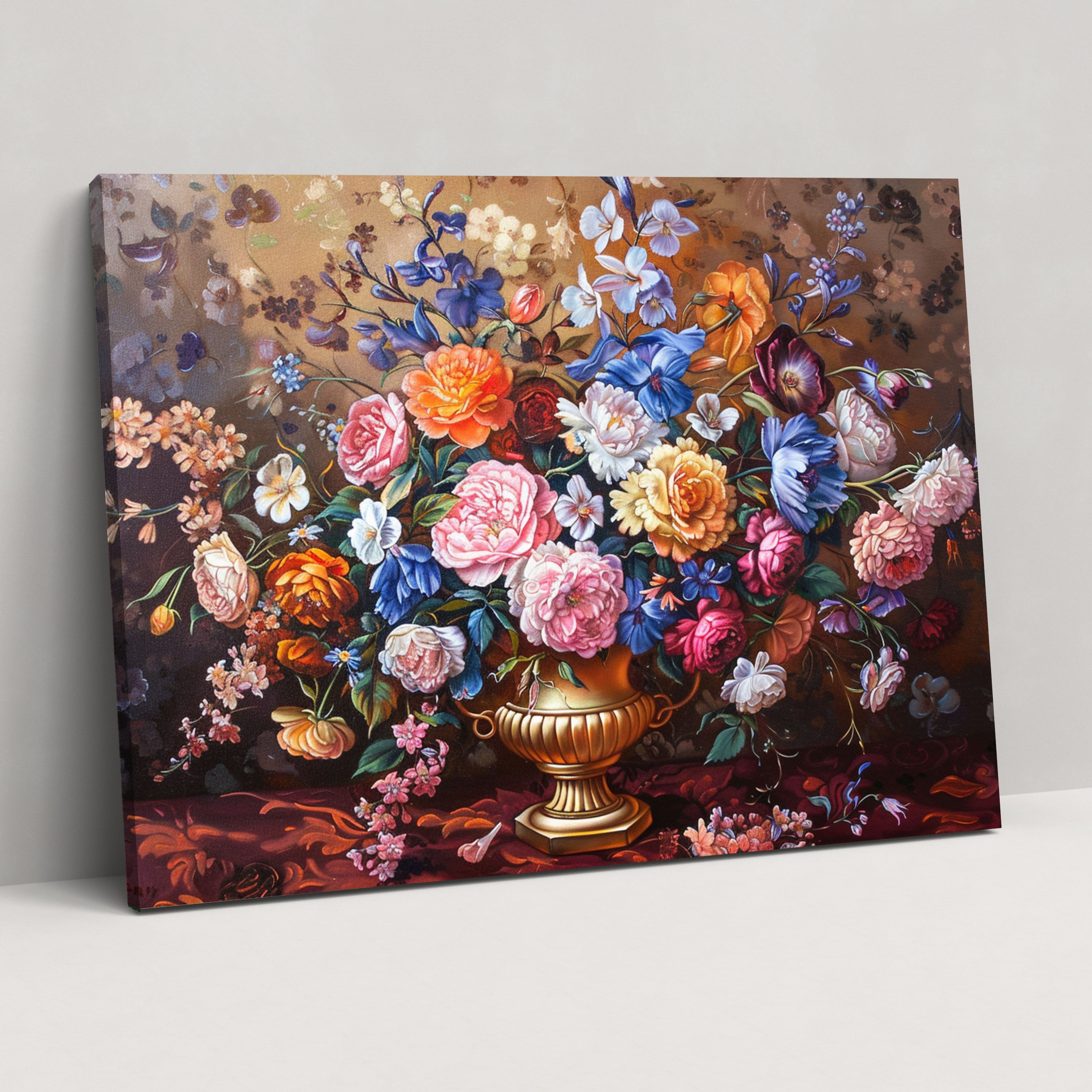 Rococo Style Painting Canvas Print - Rococo, Rococo Style Painting, Canvas, Canvas Print