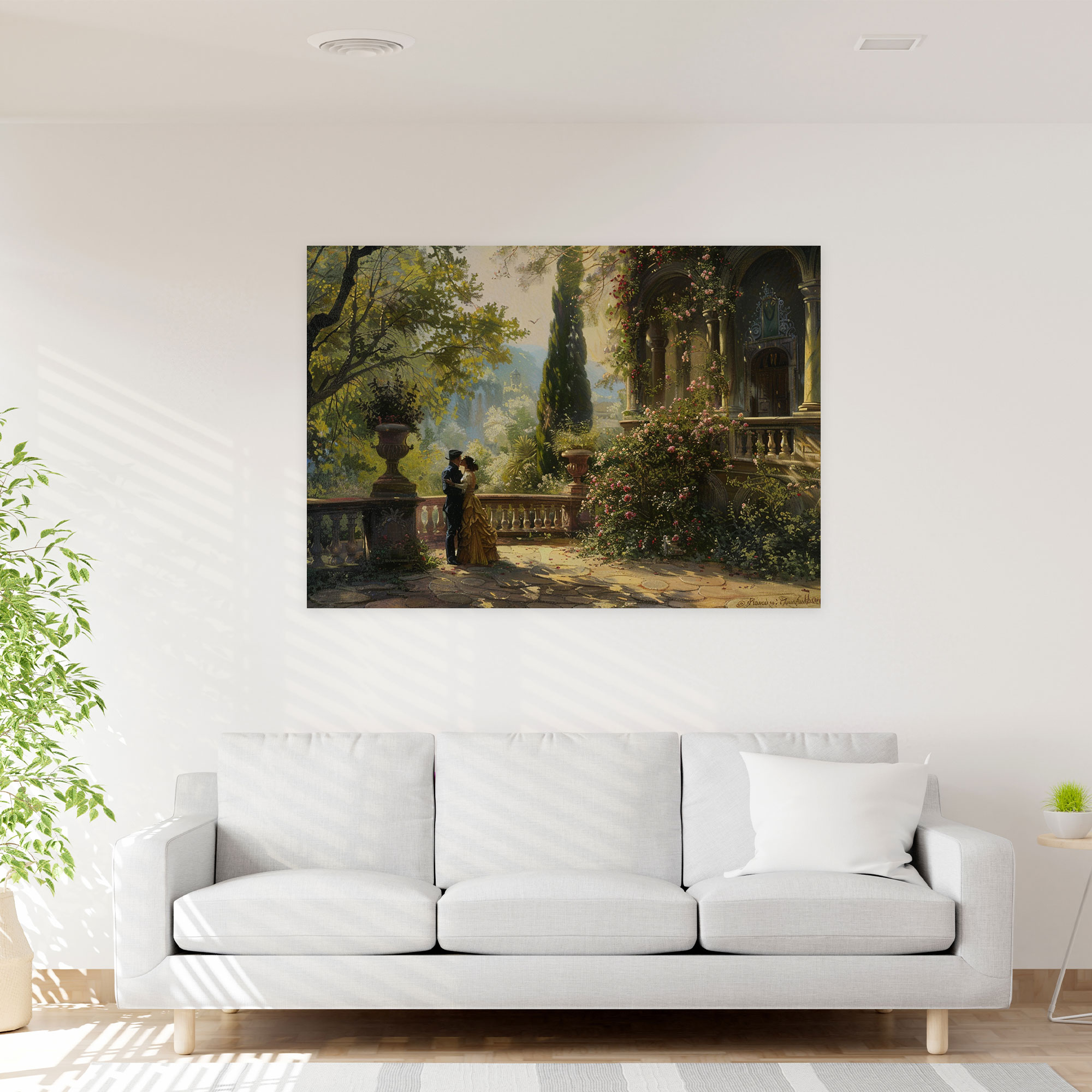 Rococo Style Painting Wall Art - Rococo, Rococo Style Painting, Wall Art, Wall Decoration