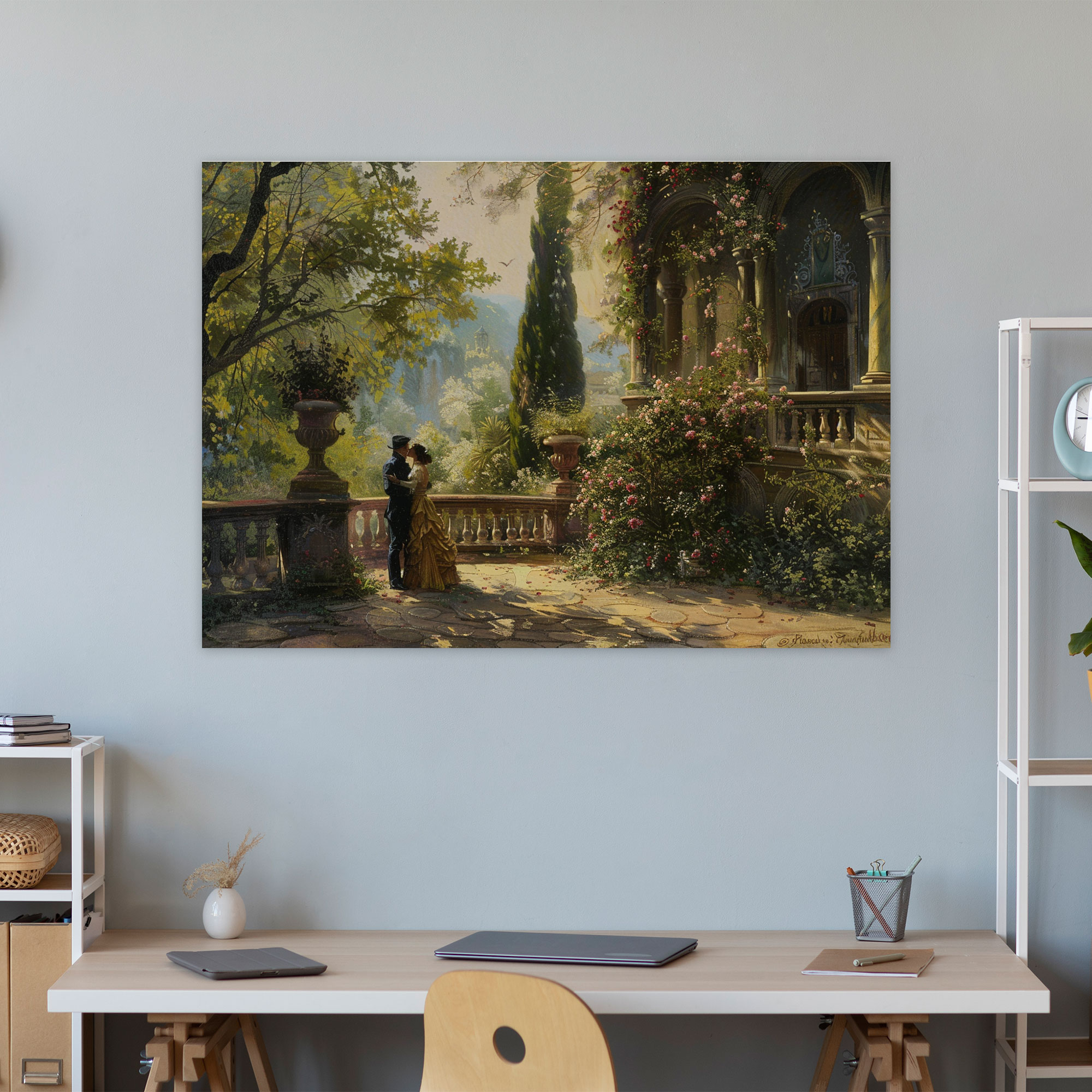 Rococo Style Painting Wall Art - Rococo, Rococo Style Painting, Wall Art, Wall Decoration