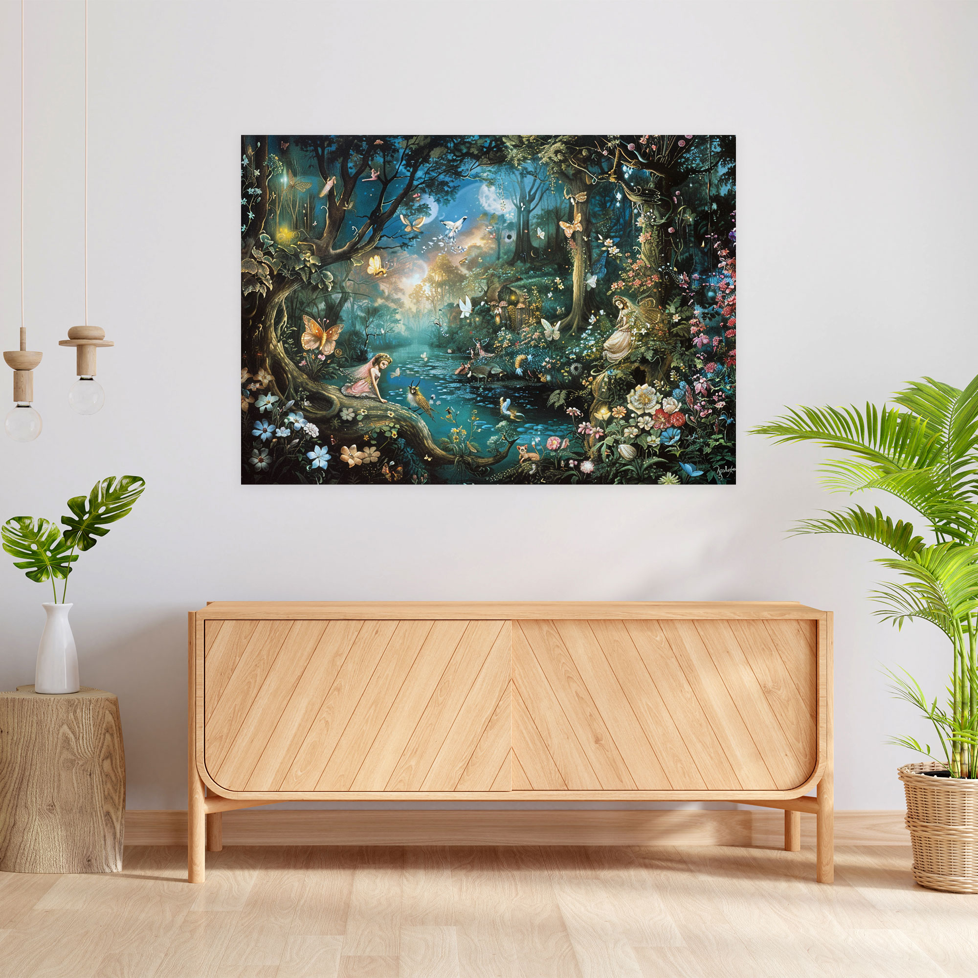 Rococo Style Painting Wall Decoration - Rococo, Wall Decoration, Rococo Style Painting, Wall Art