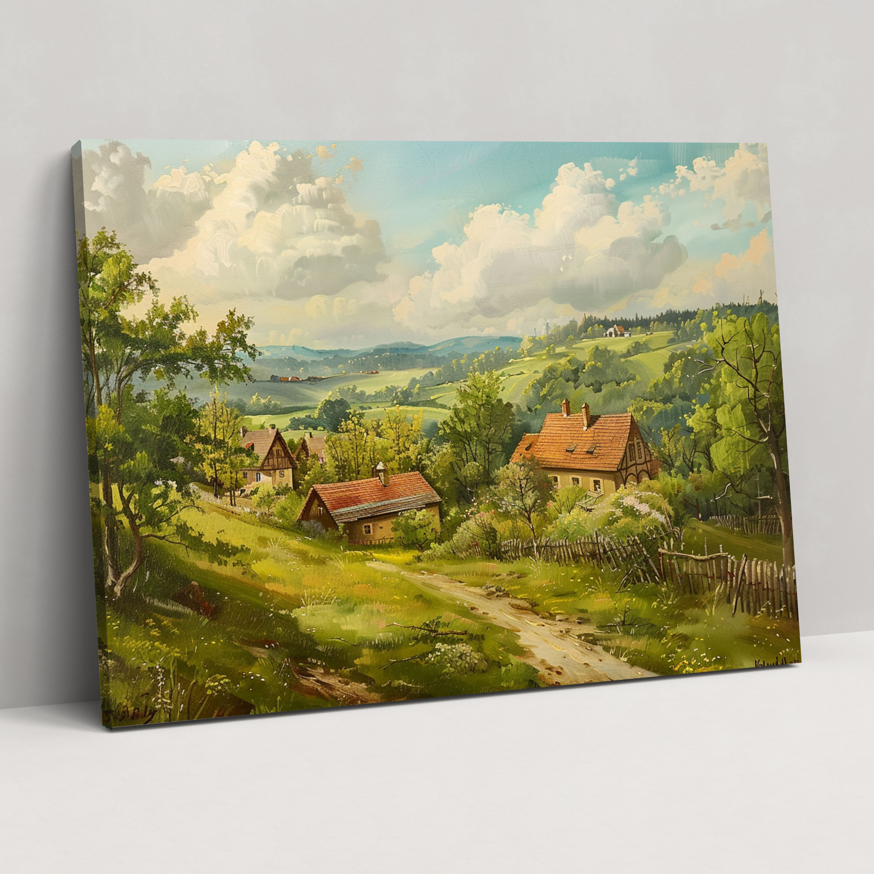 Rococo Style Painting Wall Art - Rococo, Home Decoration, Canvas Wall Art, Wall Art