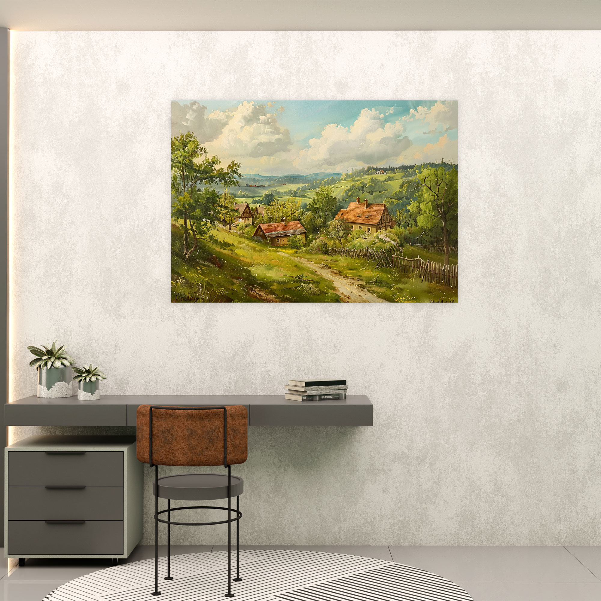 Rococo Style Painting Wall Art - Rococo, Home Decoration, Canvas Wall Art, Wall Art