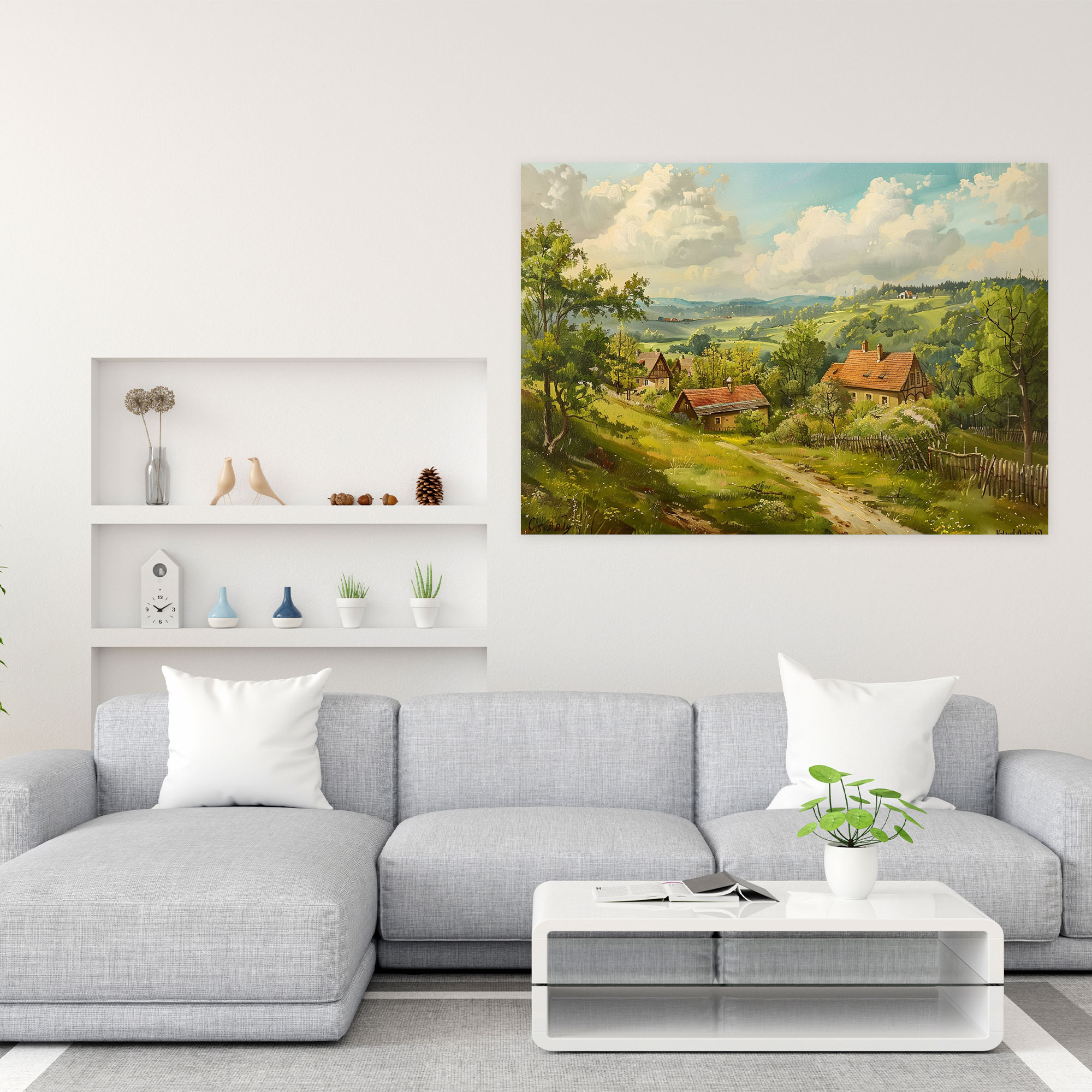 Rococo Style Painting Wall Art - Rococo, Home Decoration, Canvas Wall Art, Wall Art