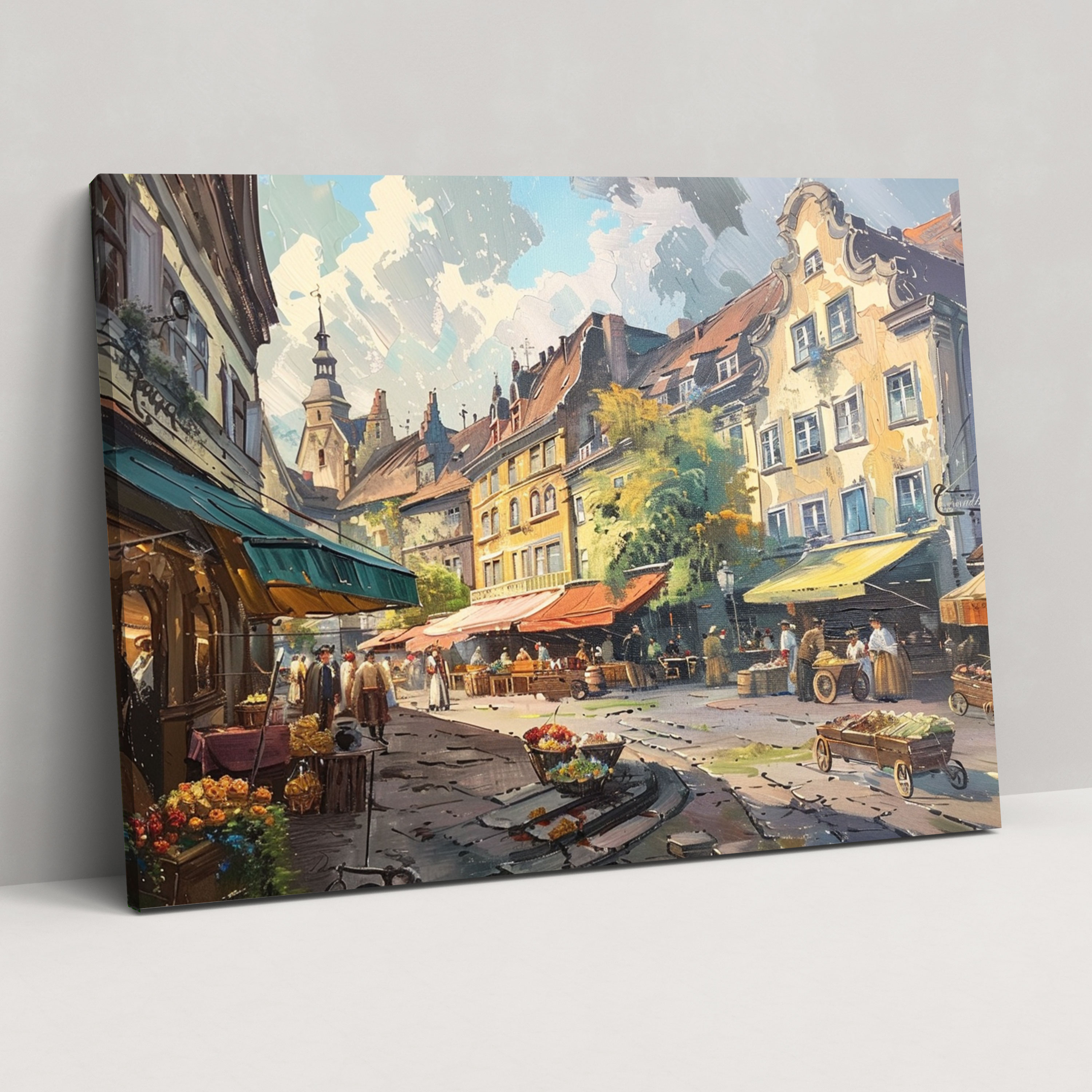 Rococo Style Painting Wall Decoration - Rococo, Wall Decoration, Canvas, Home Decoration