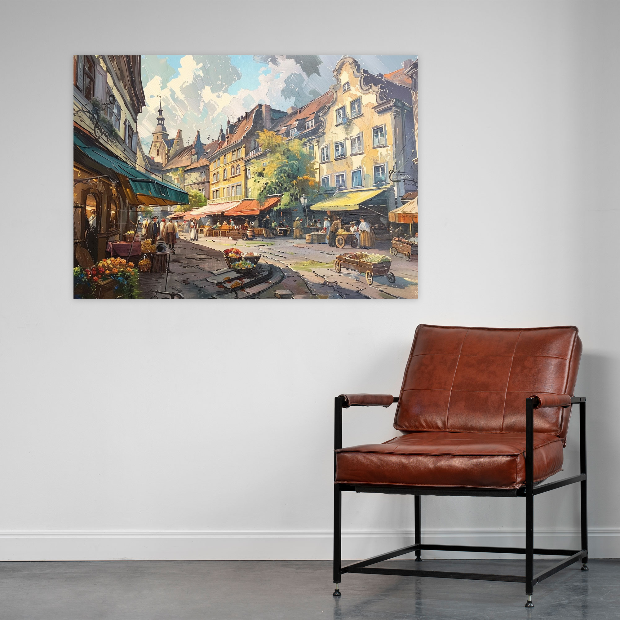 Rococo Style Painting Wall Decoration - Rococo, Wall Decoration, Canvas, Home Decoration