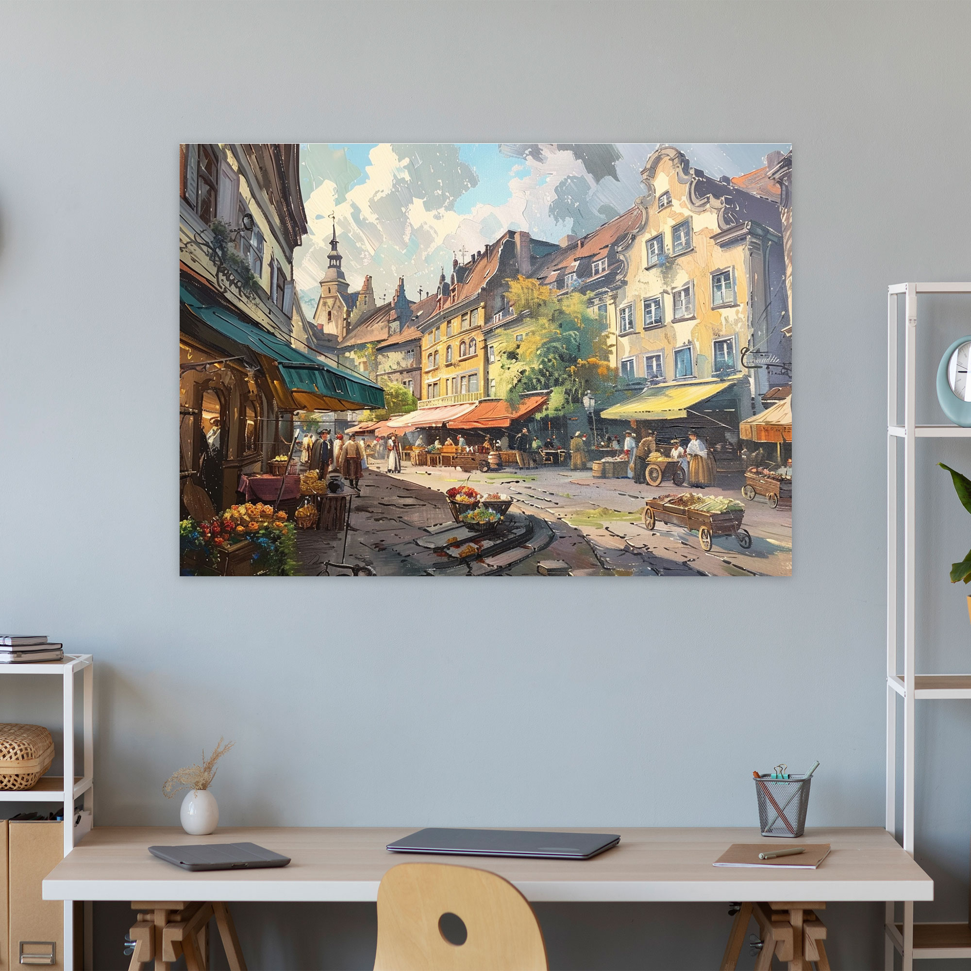 Rococo Style Painting Wall Decoration - Rococo, Wall Decoration, Canvas, Home Decoration
