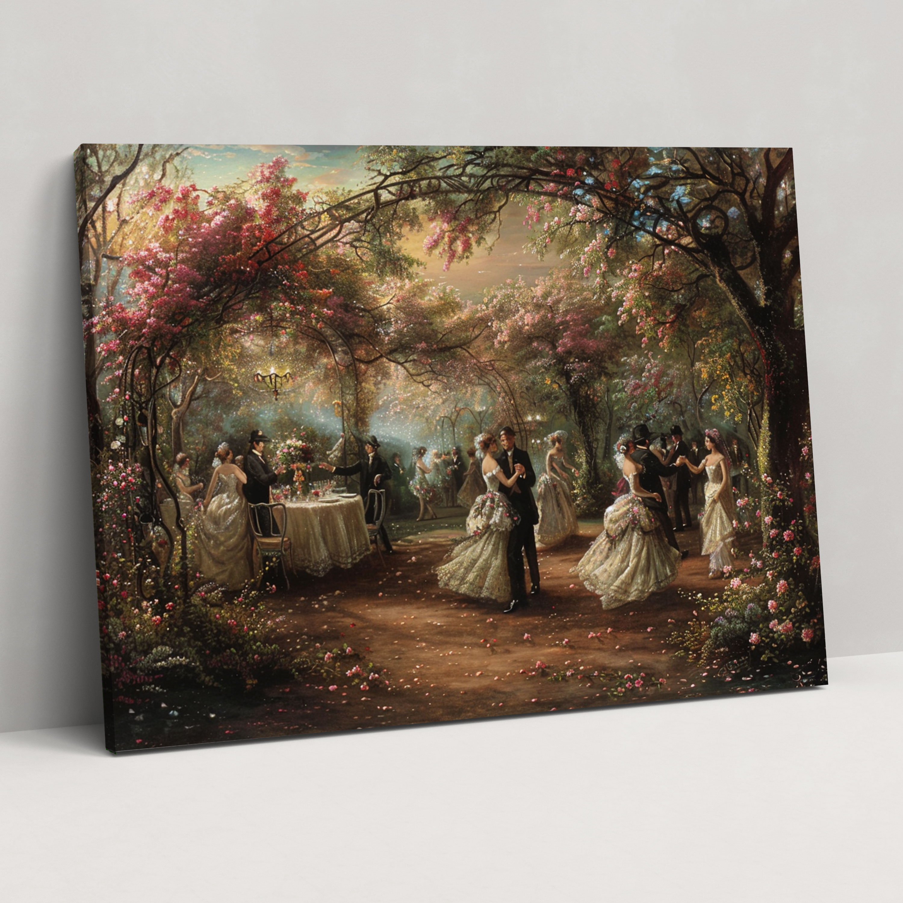 Rococo Style Painting Wall Art - Rococo, Canvas, Canvas Print, Rococo Style Painting