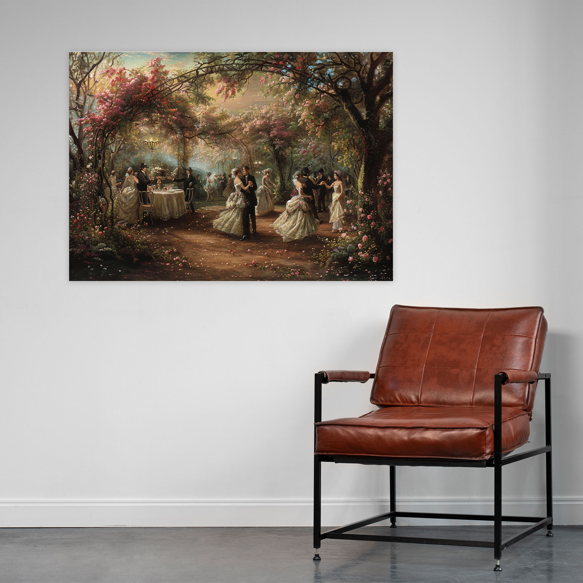 Rococo Style Painting Wall Art - Rococo, Canvas, Canvas Print, Rococo Style Painting