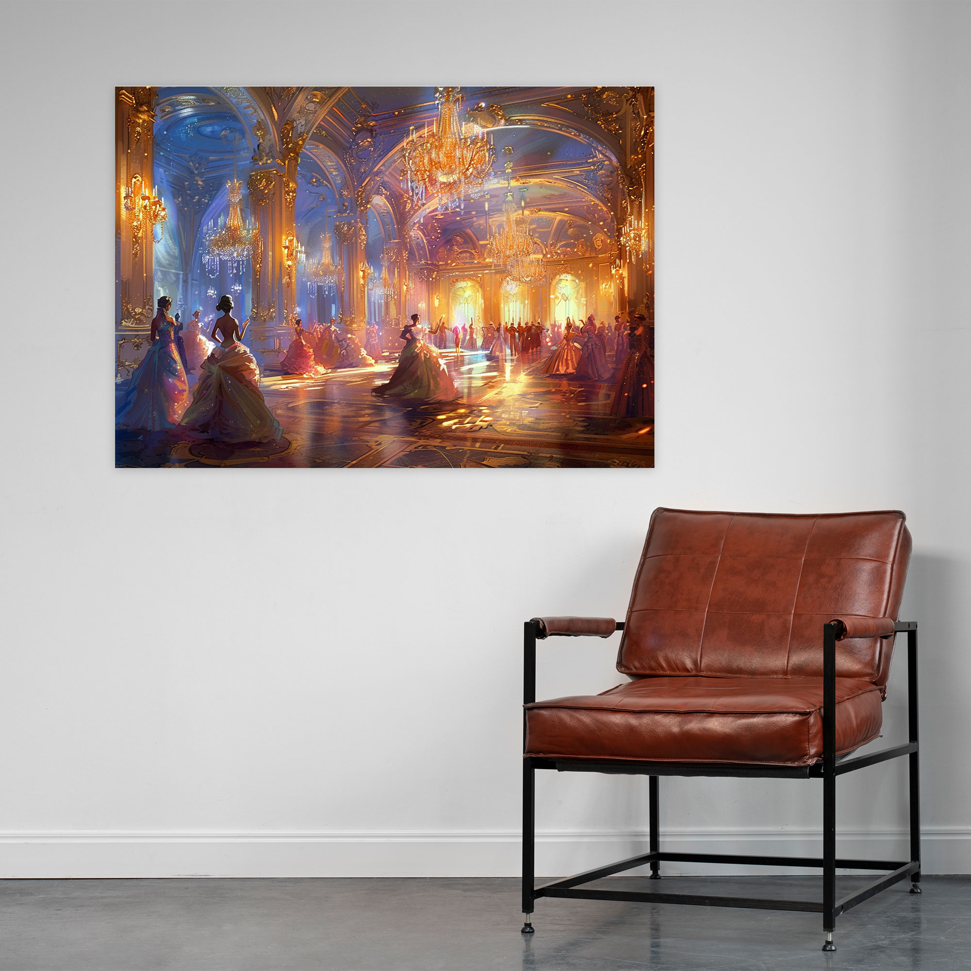 Rococo Style Painting Wall Art - Rococo, Wall Art, Wall Decoration, Home Decoration