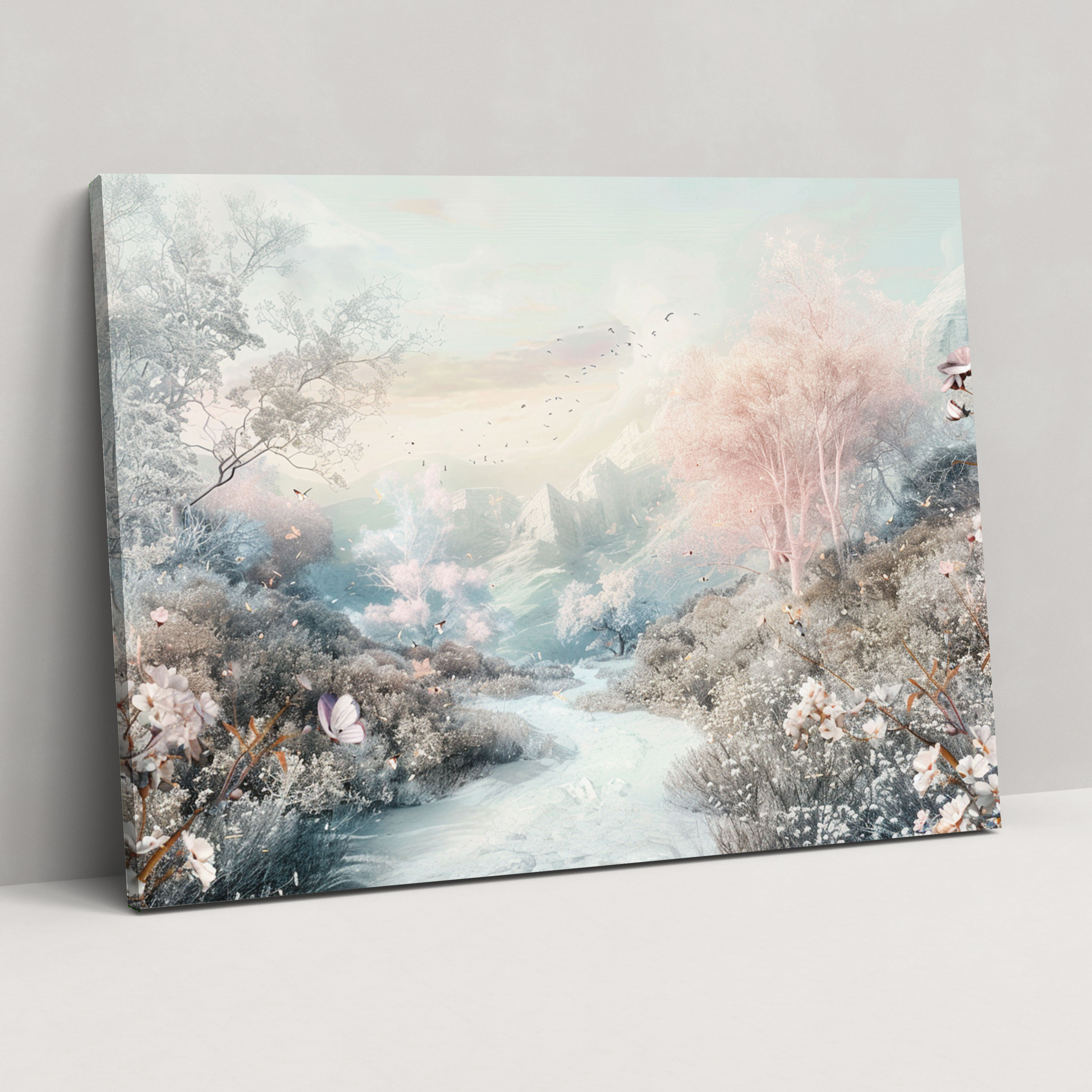 Rococo Style Painting Canvas Print - Rococo, Canvas, Canvas Print, Wall Art