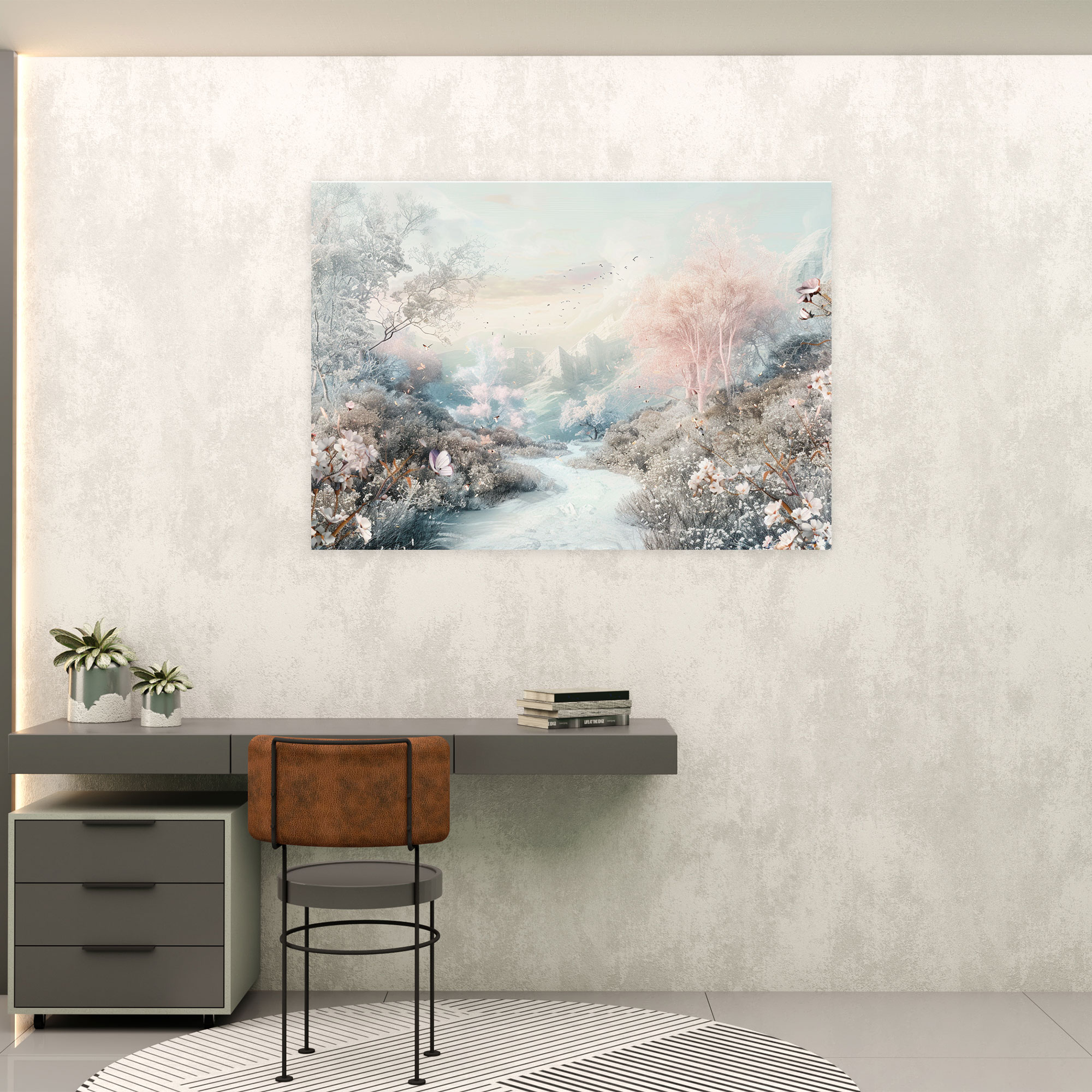 Rococo Style Painting Canvas Print - Rococo, Canvas, Canvas Print, Wall Art