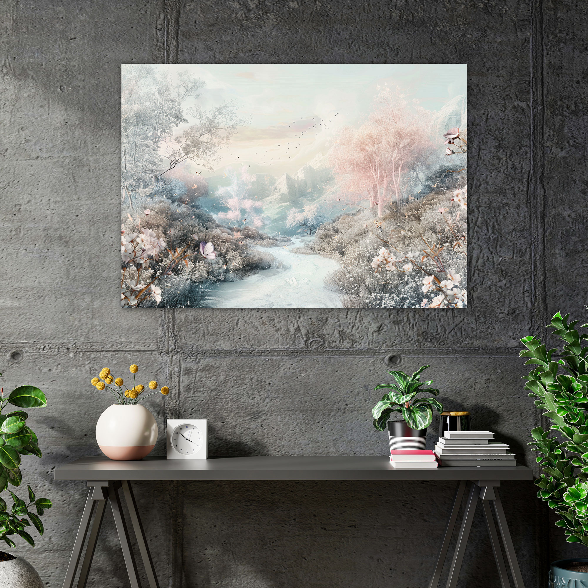 Rococo Style Painting Canvas Print - Rococo, Canvas, Canvas Print, Wall Art