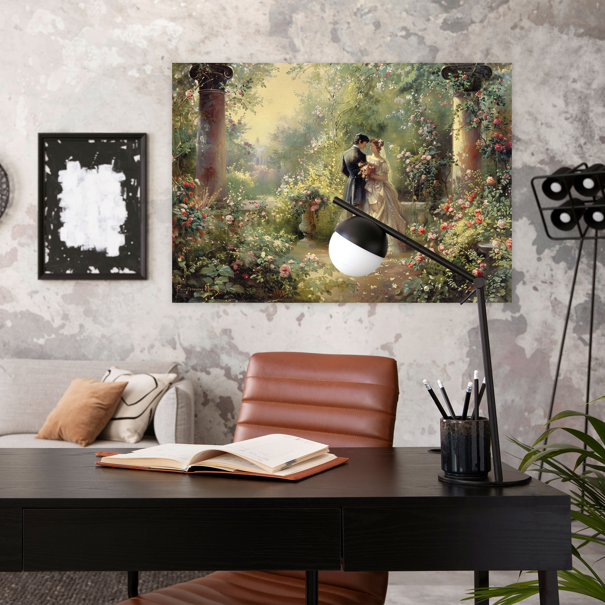 Rococo Style Painting Wall Decoration - Rococo, Canvas, Wall Decoration, Home Decoration