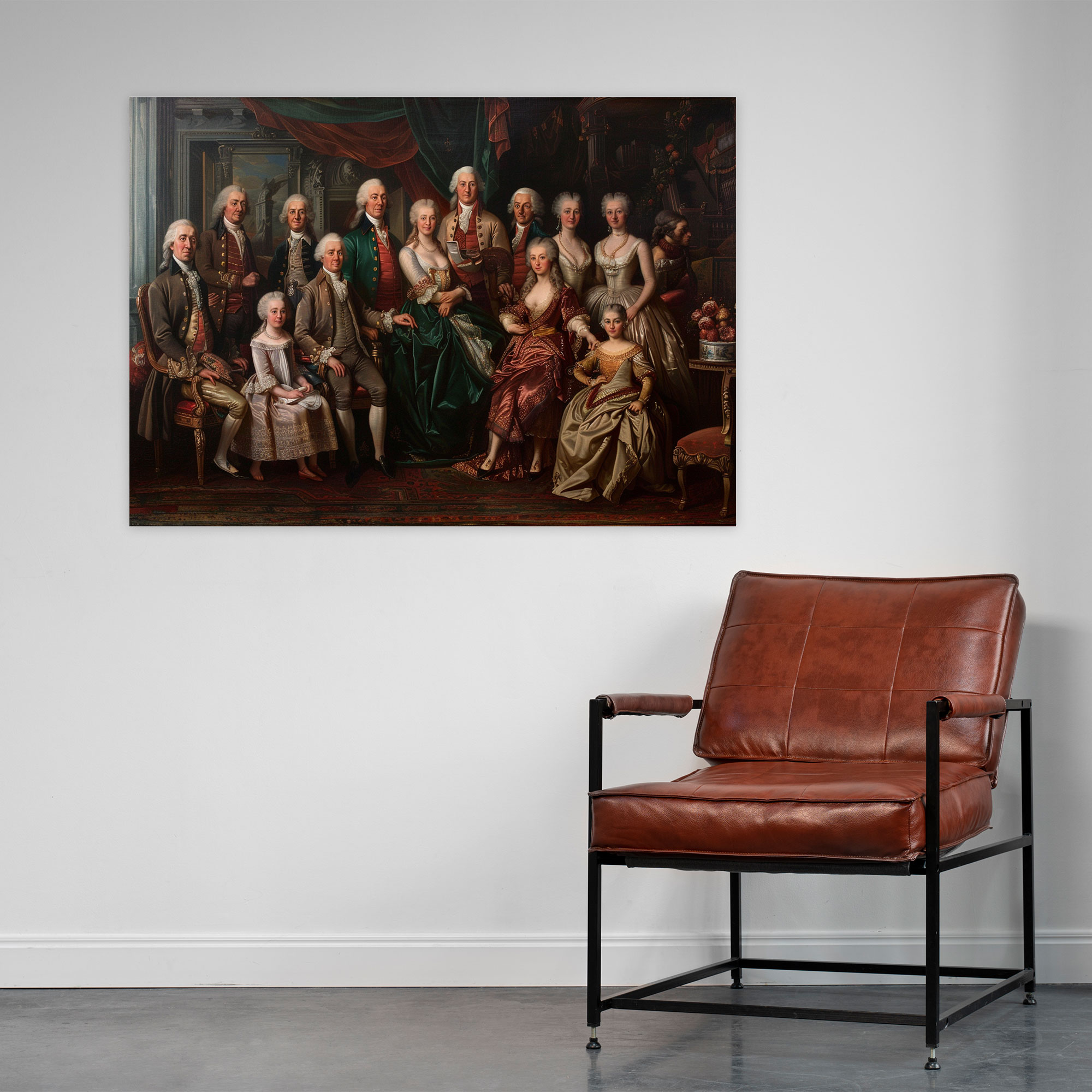 Rococo Style Painting Wall Decoration - Rococo, Canvas Wall Art, Rococo Style Painting, Home Decoration