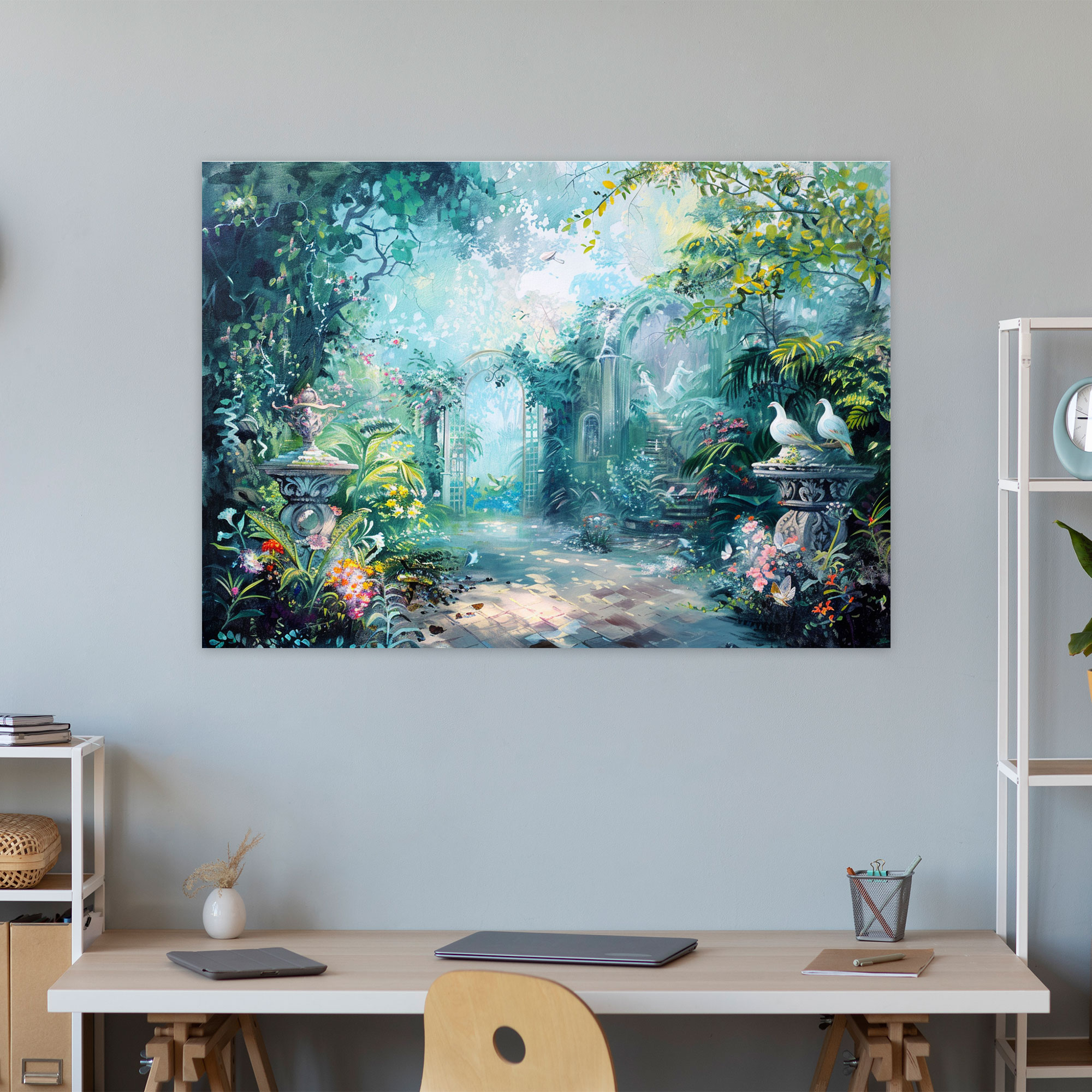 Rococo Style Painting Wall Art - Rococo, Rococo Style Painting, Home Decoration, Wall Decoration