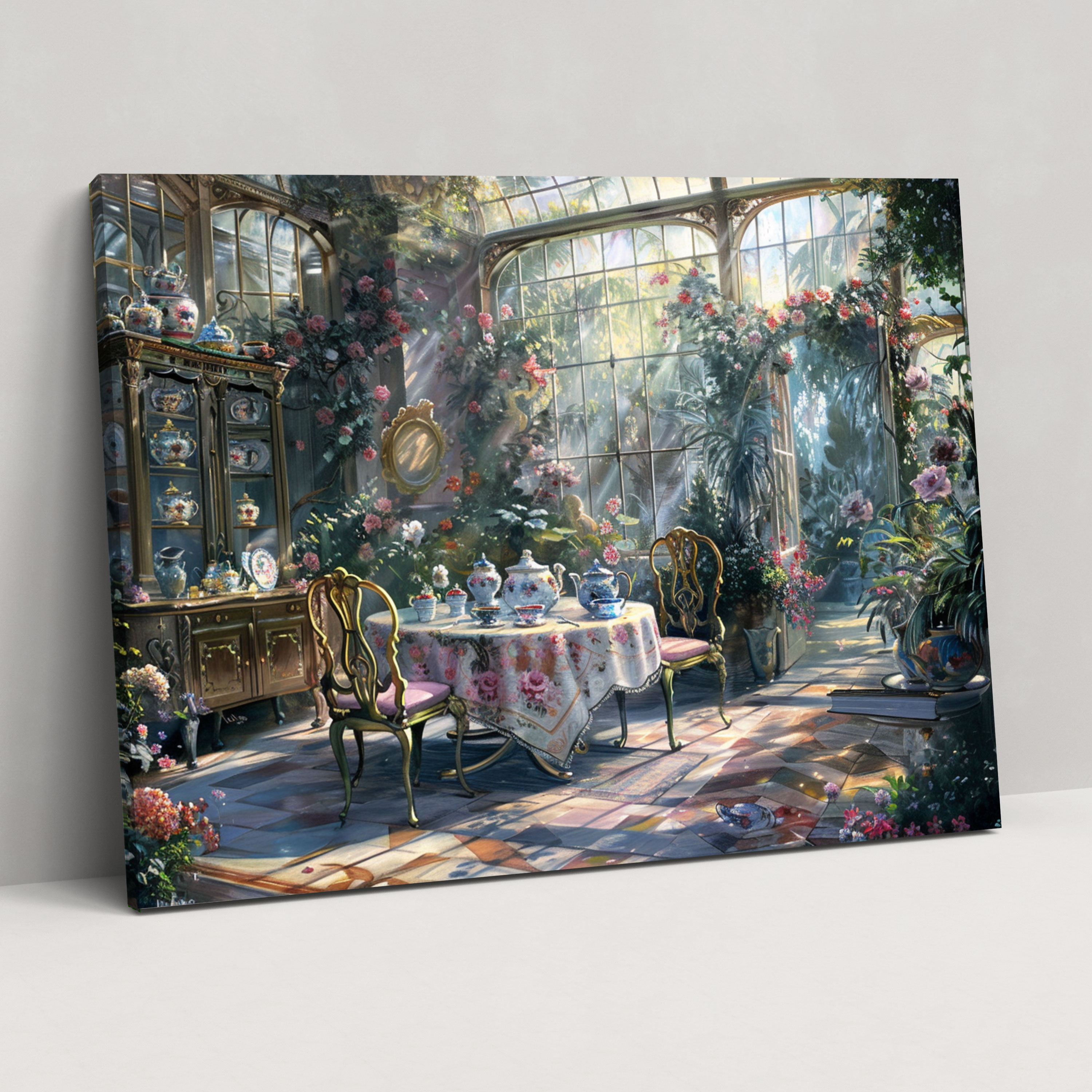Rococo Style Painting Wall Decoration - Rococo, Wall Decoration, Rococo Style Painting, Wall Art