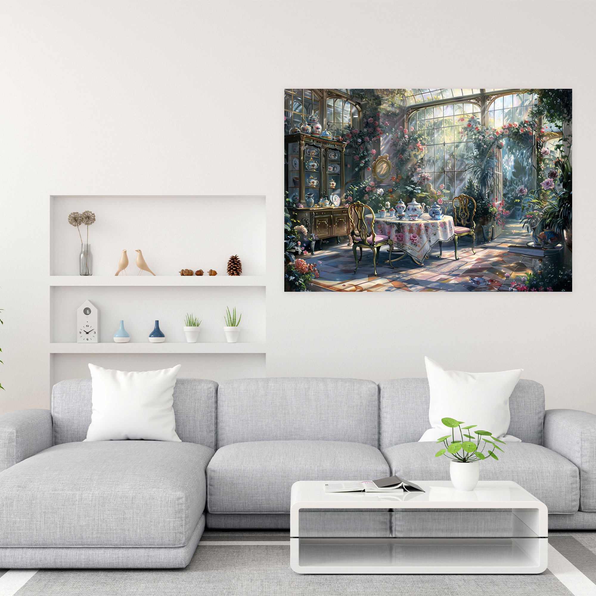 Rococo Style Painting Wall Decoration - Rococo, Wall Decoration, Rococo Style Painting, Wall Art