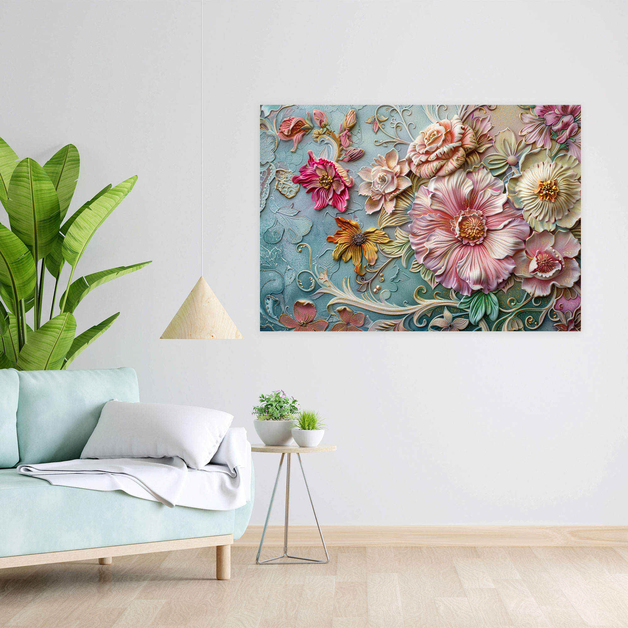 Rococo Style Painting Wall Art - Rococo, Wall Art, Rococo Style Painting, Wall Decoration