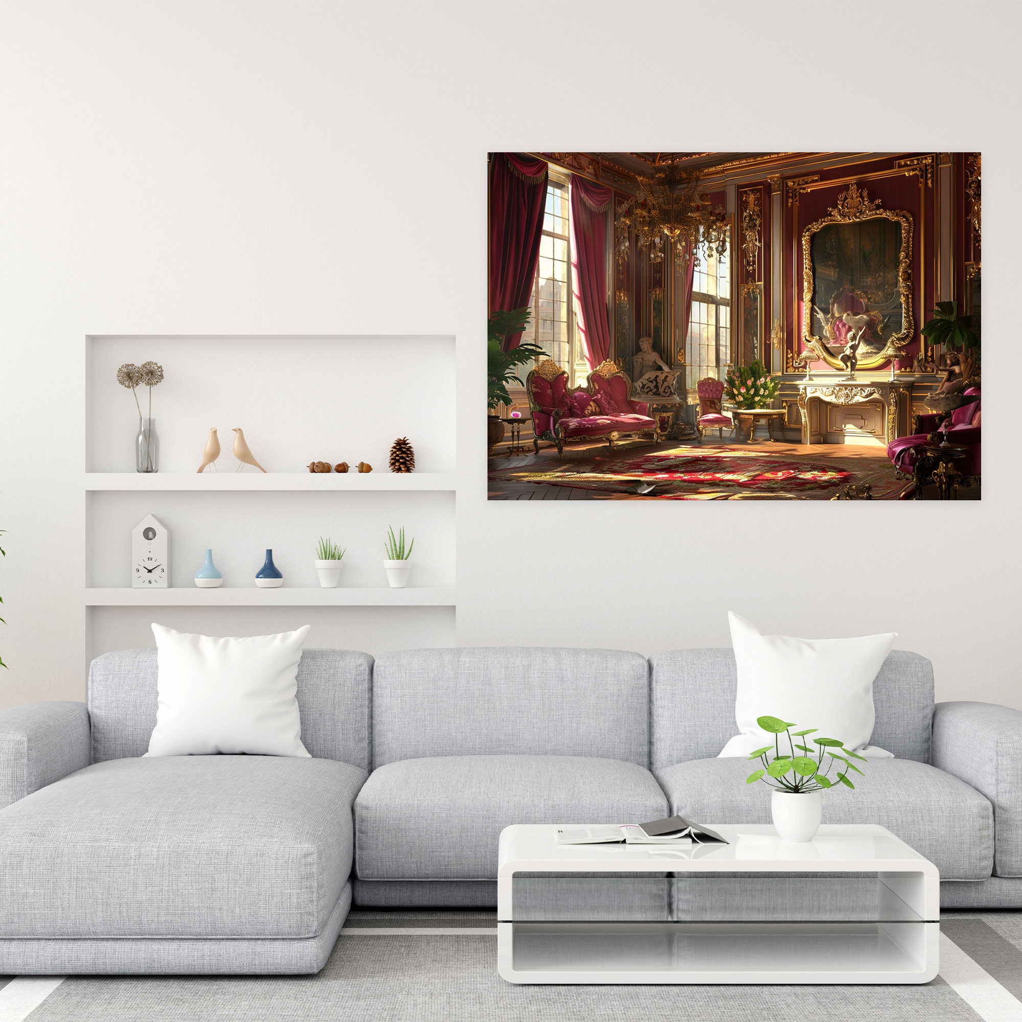 Rococo Style Painting Wall Decoration - Rococo, Home Decoration, Wall Decoration, Rococo Style Painting