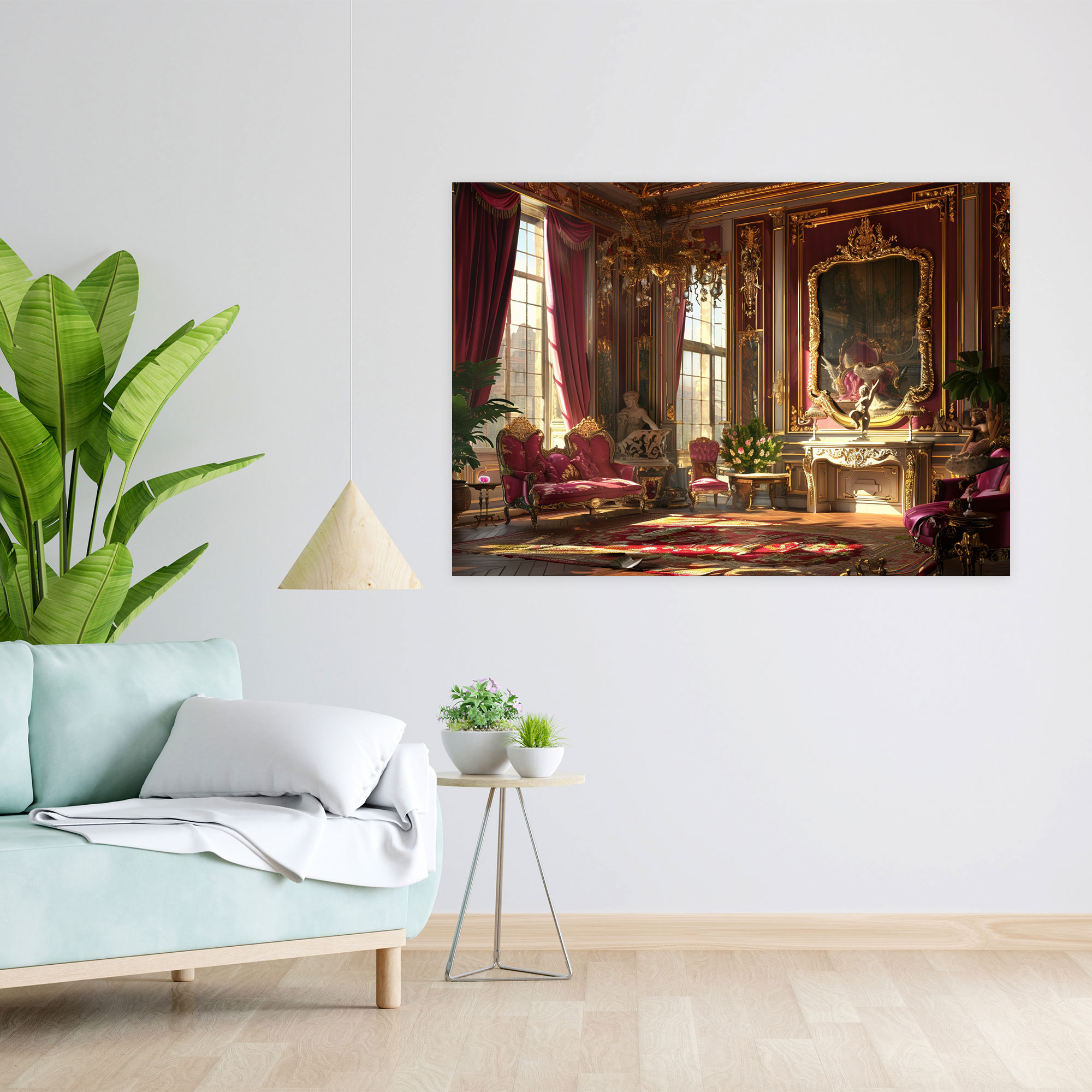 Rococo Style Painting Wall Decoration - Rococo, Home Decoration, Wall Decoration, Rococo Style Painting