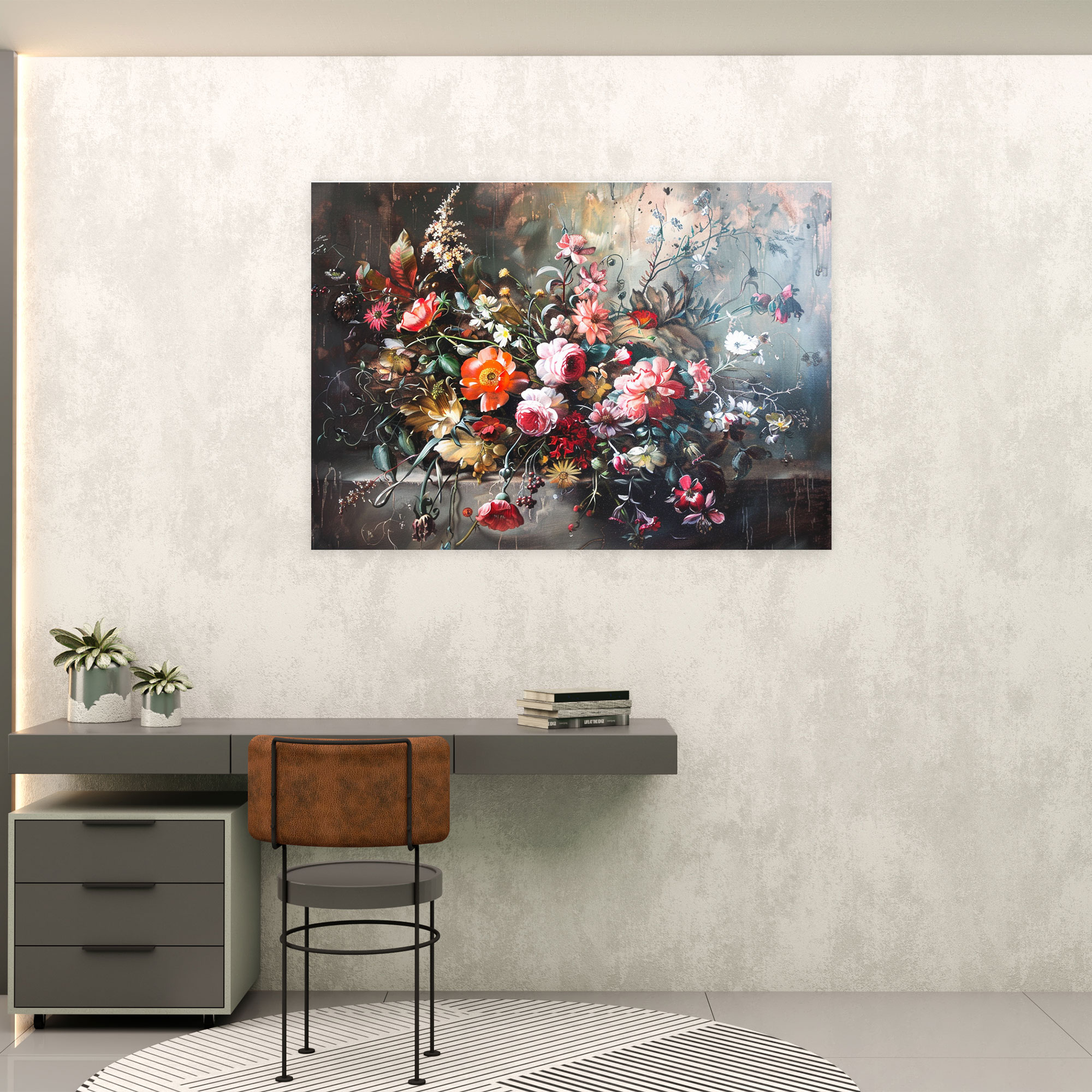 Rococo Style Painting Wall Art - Rococo, Canvas Wall Art, Canvas, Wall Decoration