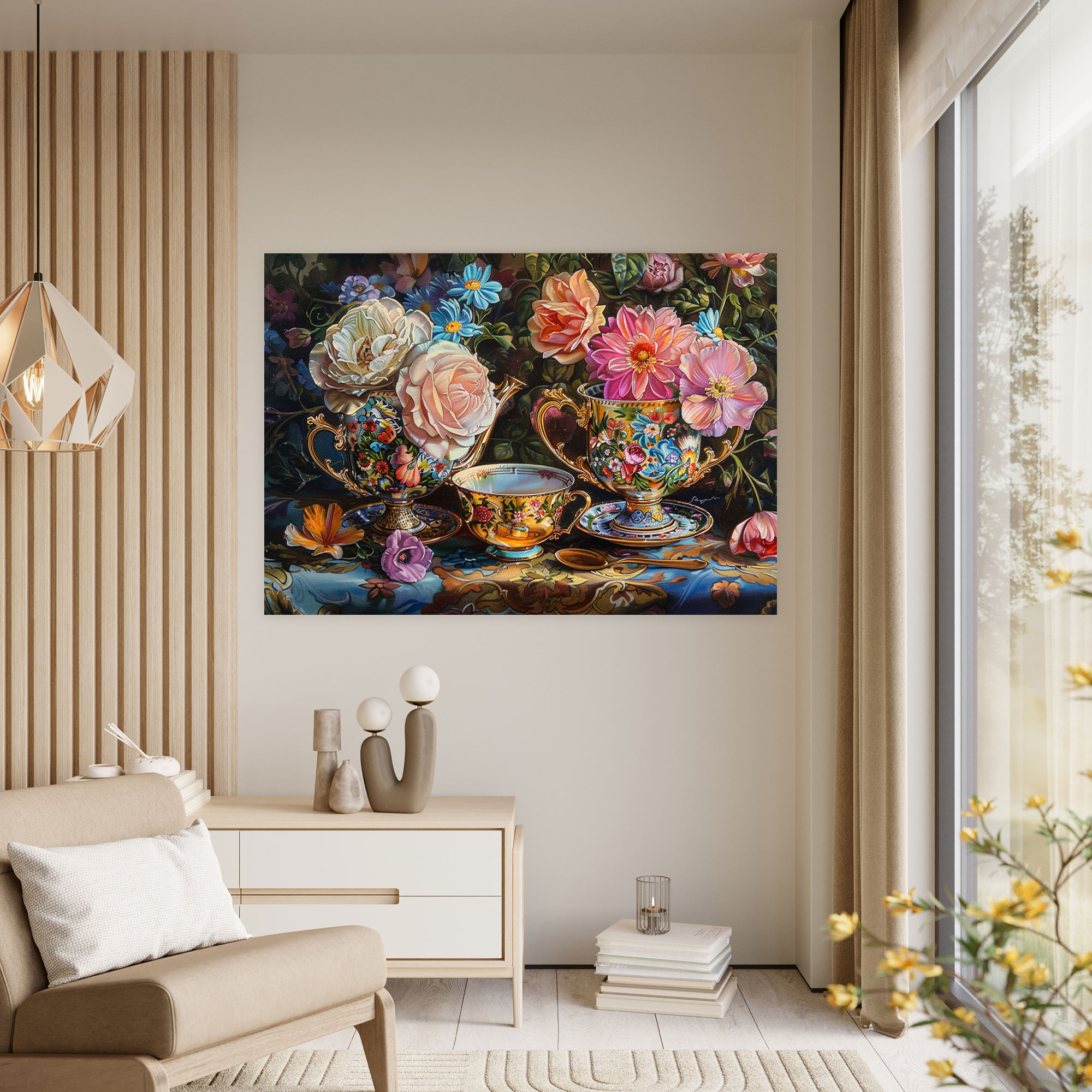 Rococo Style Painting Wall Decoration - Rococo, Canvas, Home Decoration, Wall Decoration